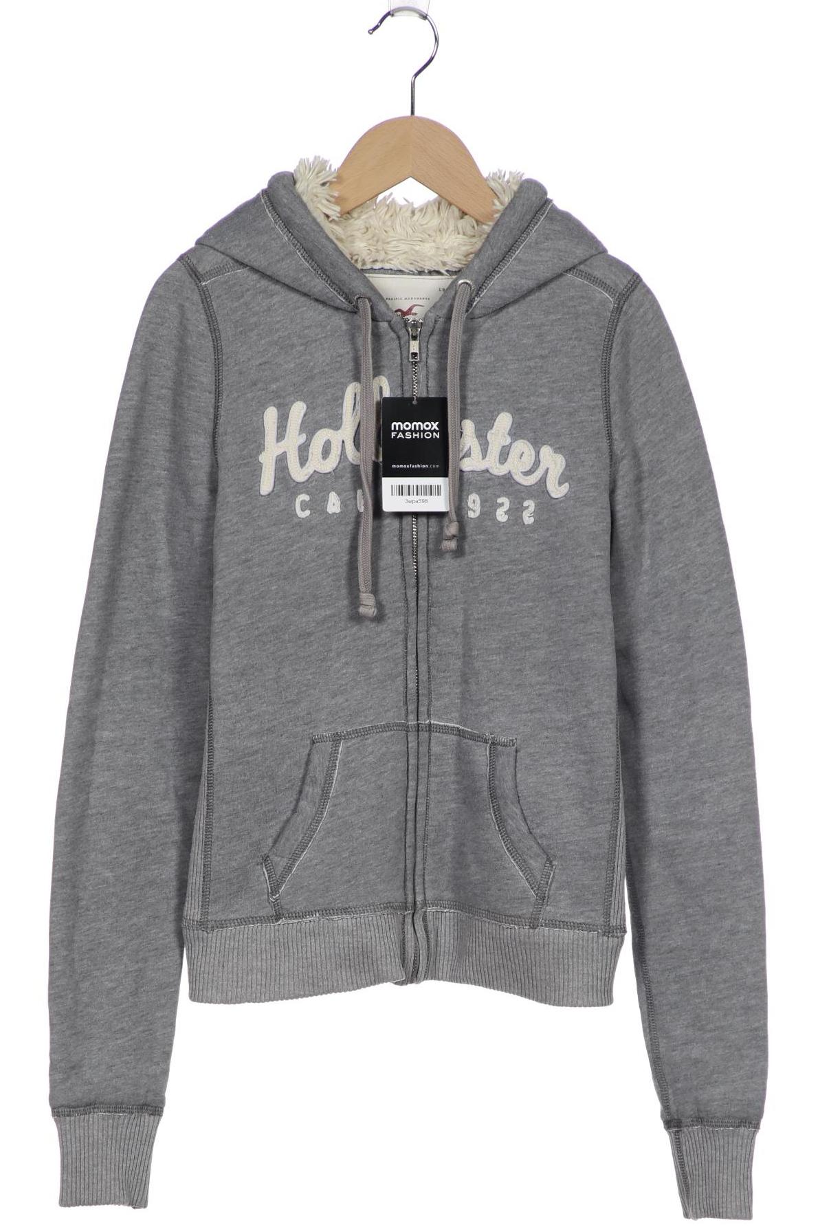 

Hollister Damen Kapuzenpullover, grau, Gr. 38