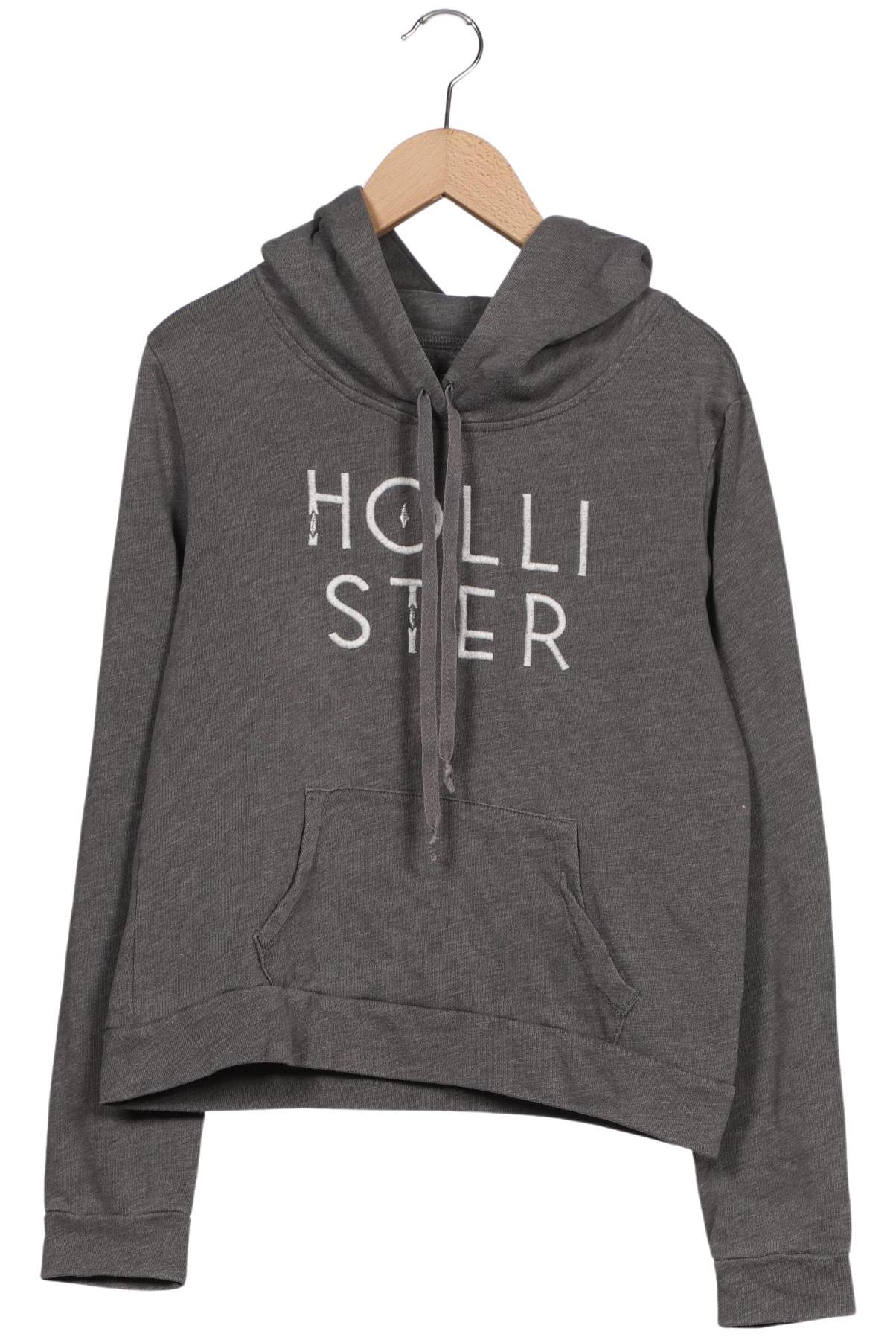 

Hollister Damen Kapuzenpullover, grau, Gr. 36