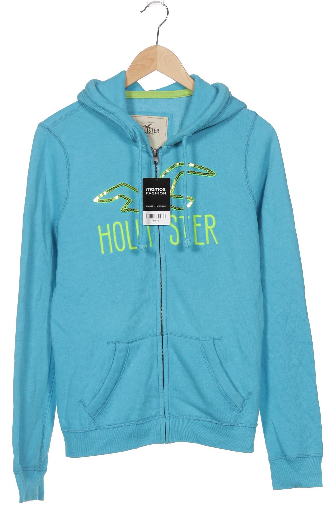 

Hollister Damen Kapuzenpullover, blau, Gr. 42