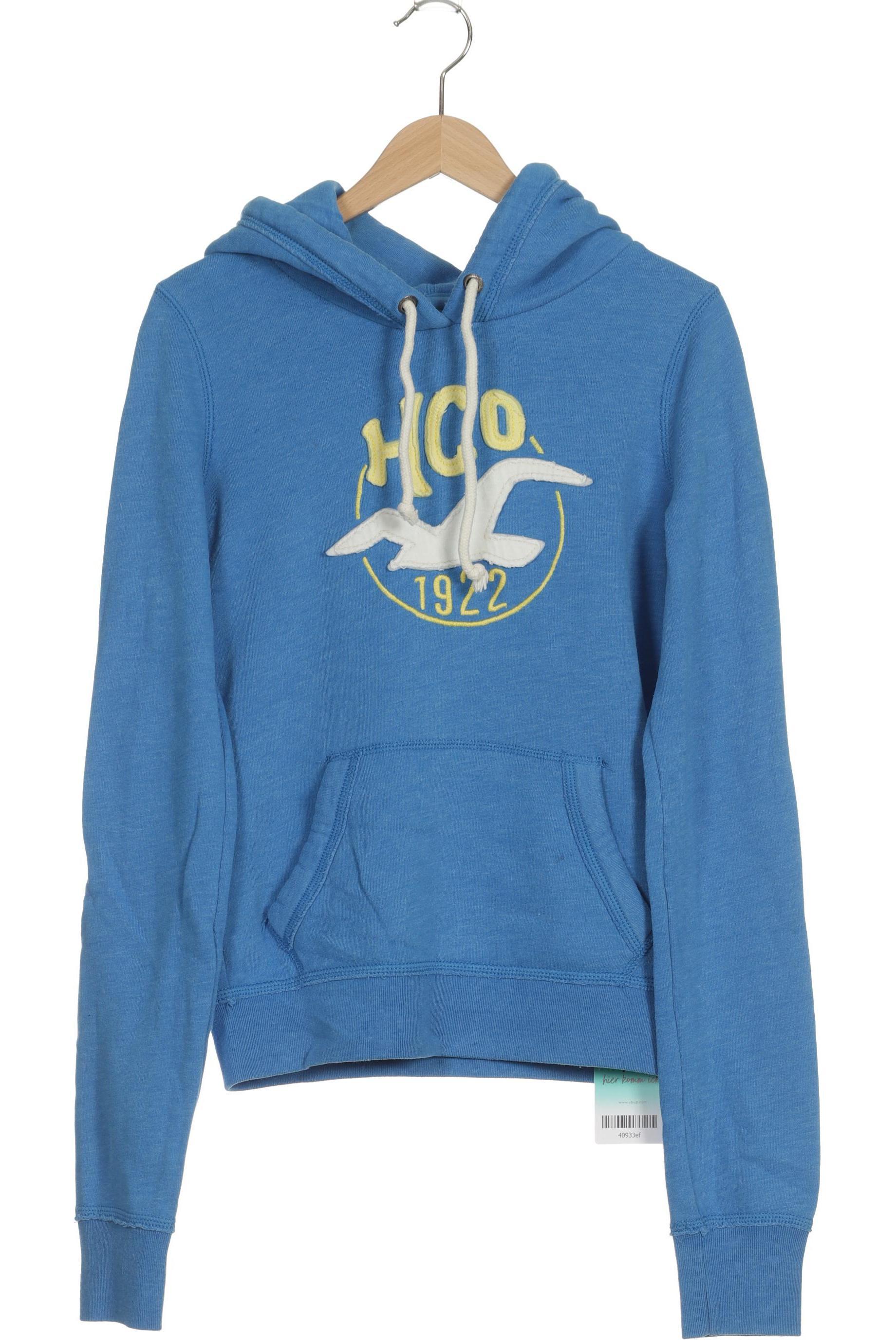 

Hollister Damen Kapuzenpullover, blau, Gr.