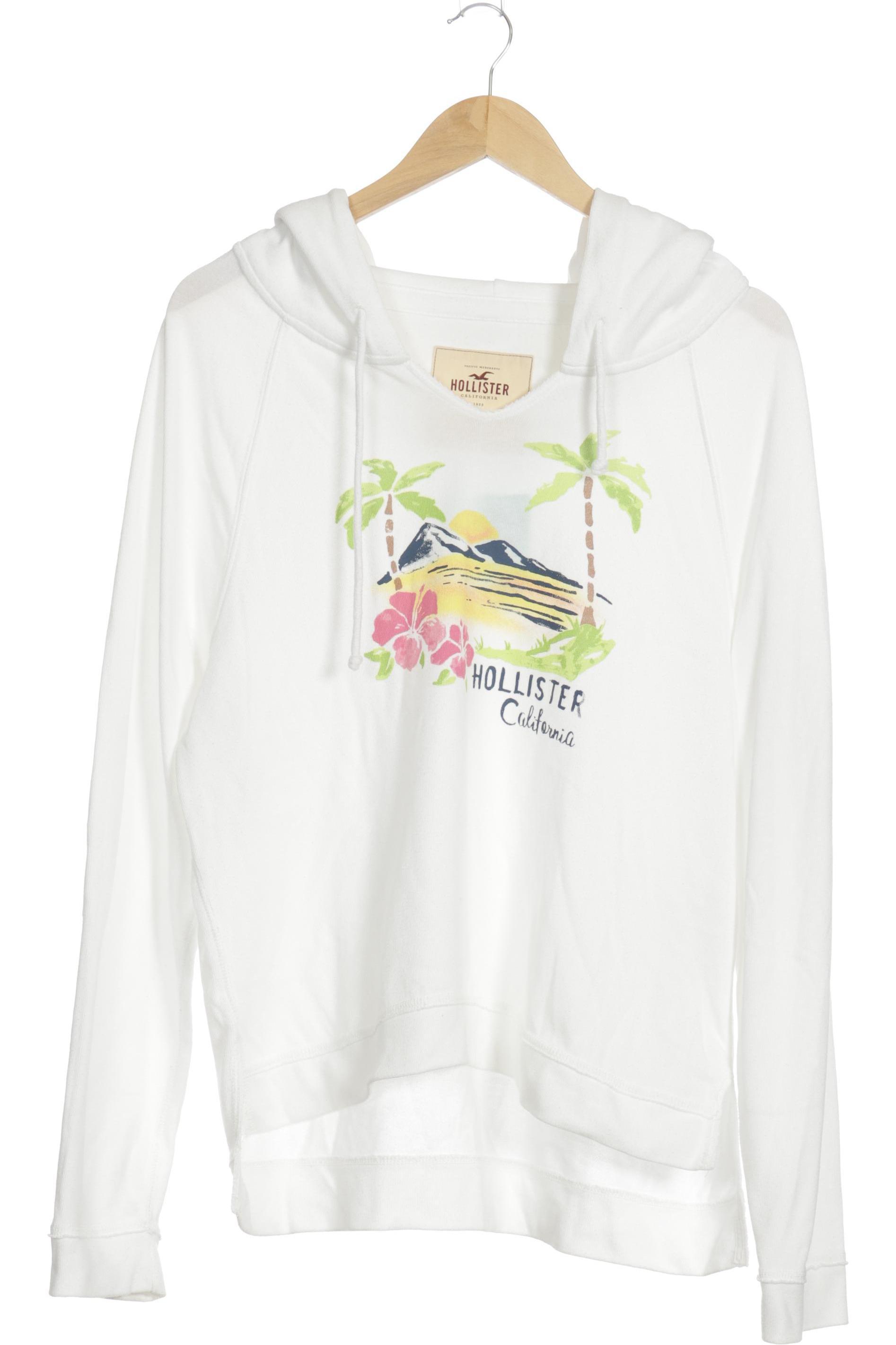 

Hollister Damen Kapuzenpullover, weiß, Gr.