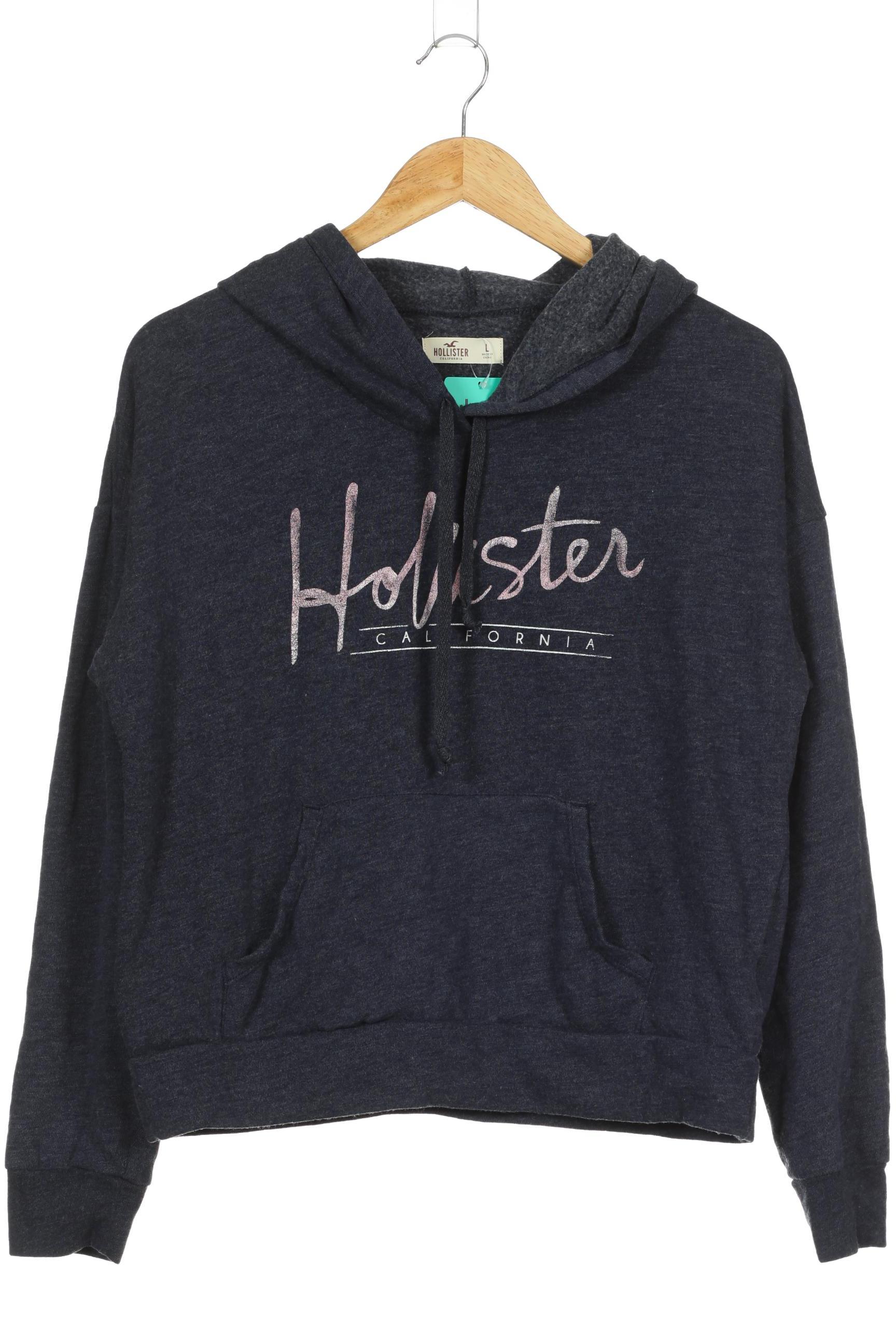 

Hollister Damen Kapuzenpullover, blau, Gr. 42