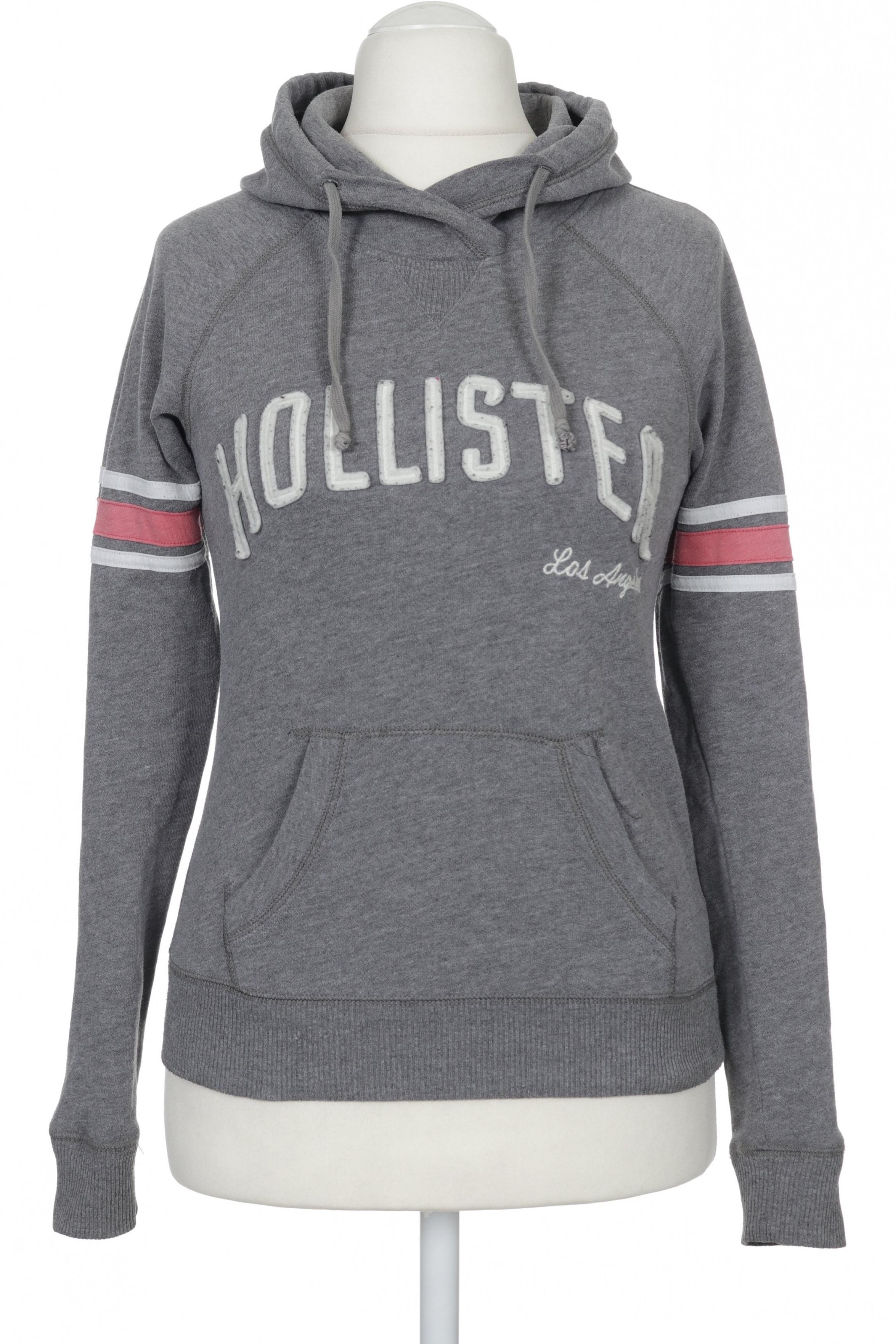 

Hollister Damen Kapuzenpullover, grau, Gr.