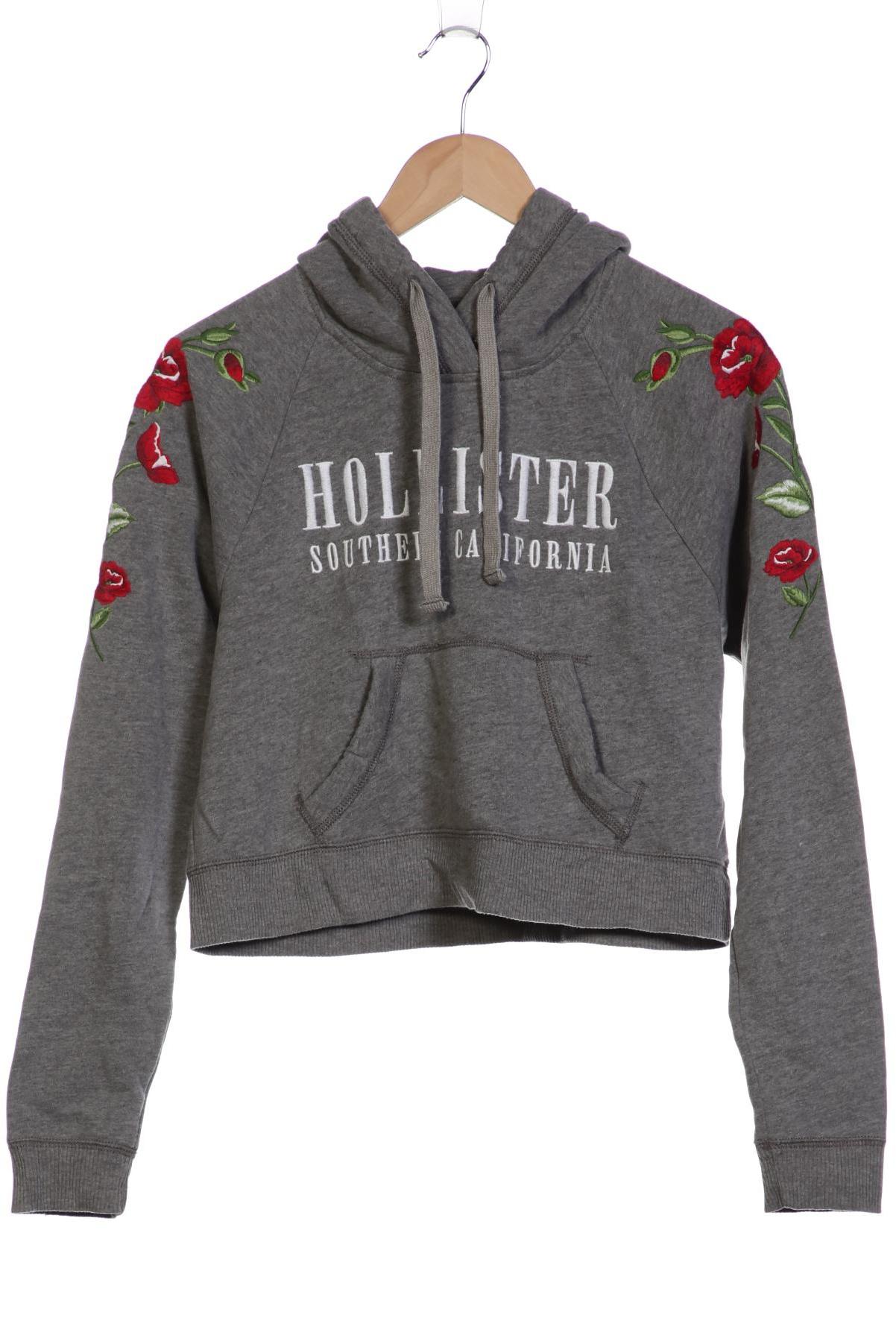 

Hollister Damen Kapuzenpullover, grau, Gr. 34