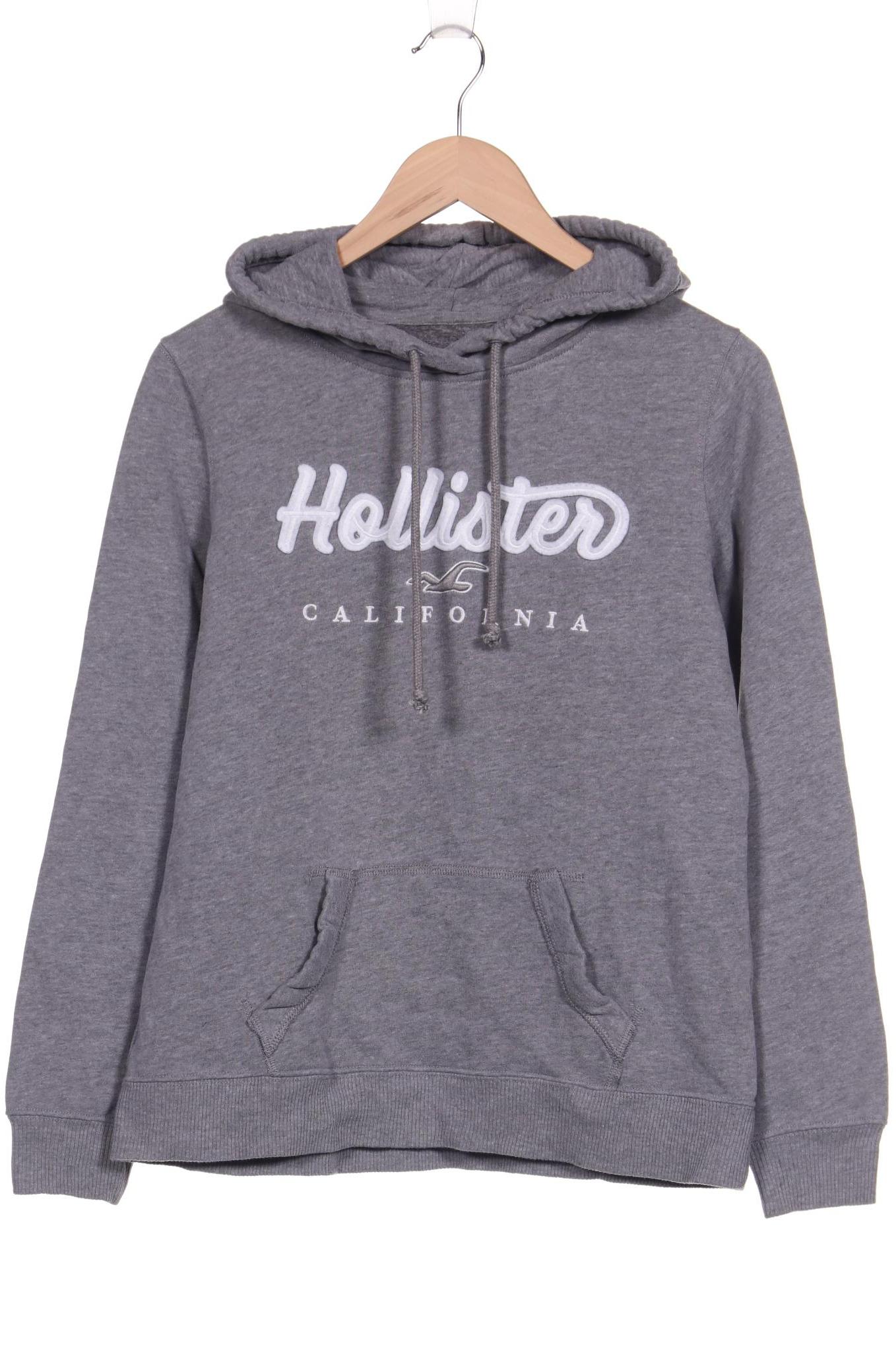 

Hollister Damen Kapuzenpullover, grau, Gr. 38