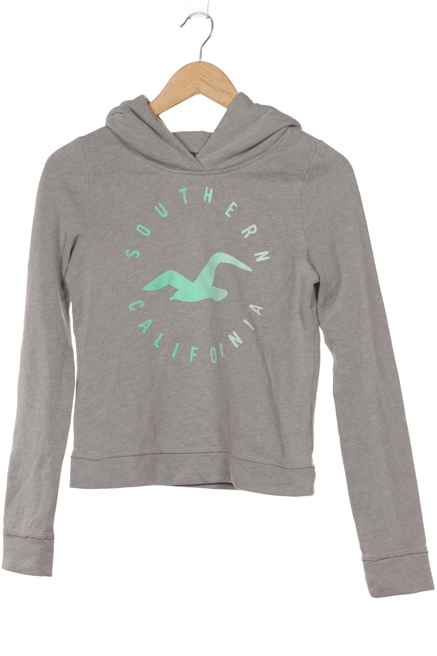 

Hollister Damen Kapuzenpullover, grau, Gr. 34