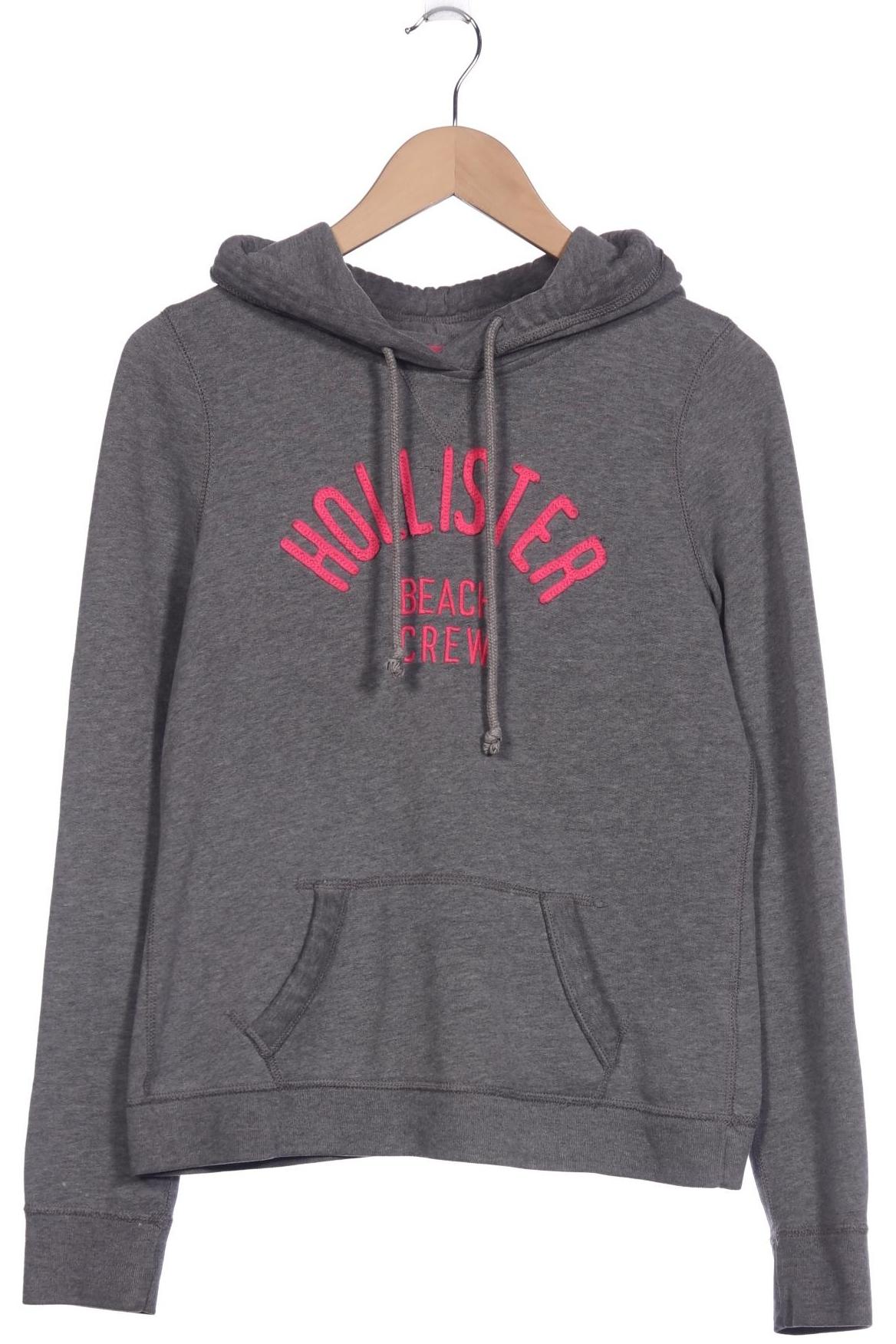 

Hollister Damen Kapuzenpullover, grau, Gr. 38