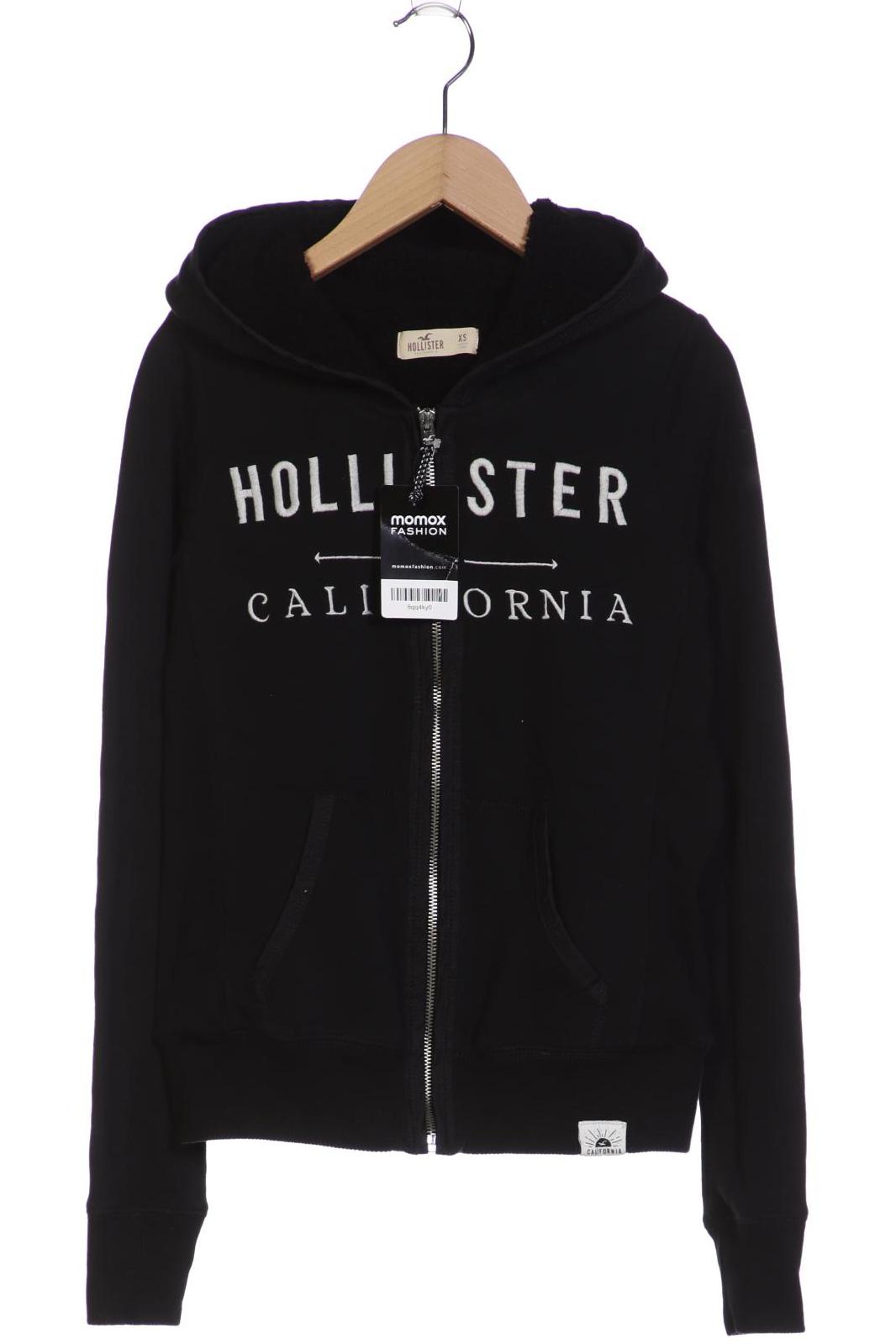 

Hollister Damen Kapuzenpullover, schwarz