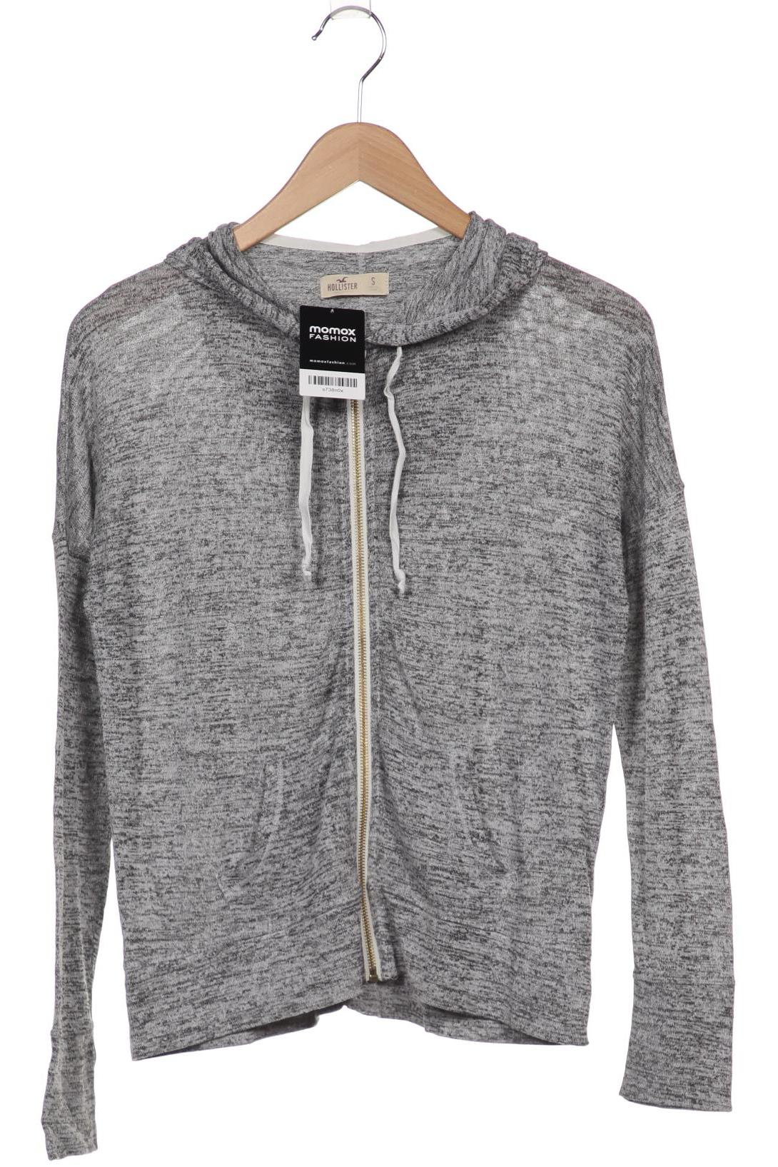 

Hollister Damen Kapuzenpullover, grau, Gr. 36