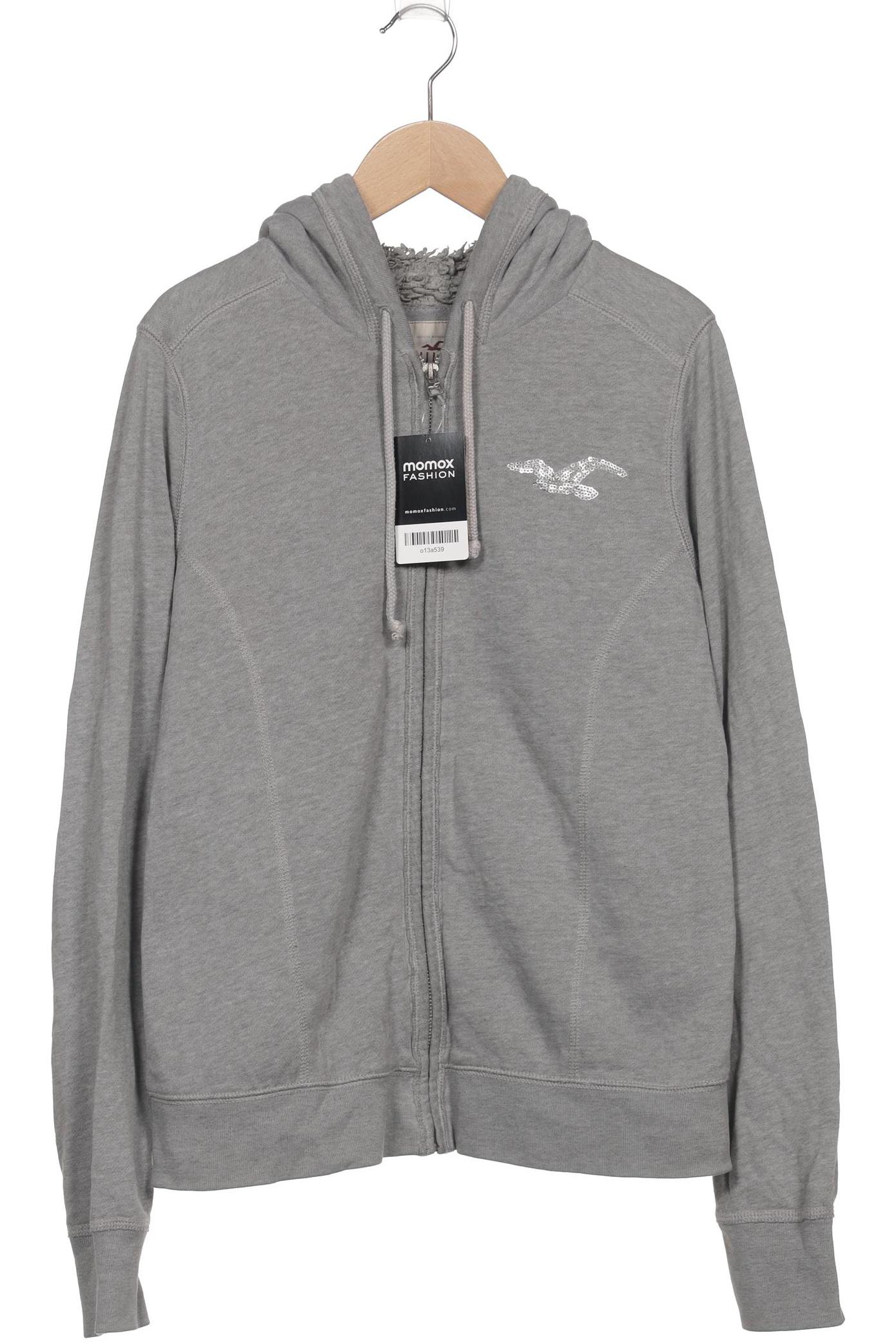

Hollister Damen Kapuzenpullover, grau, Gr. 42
