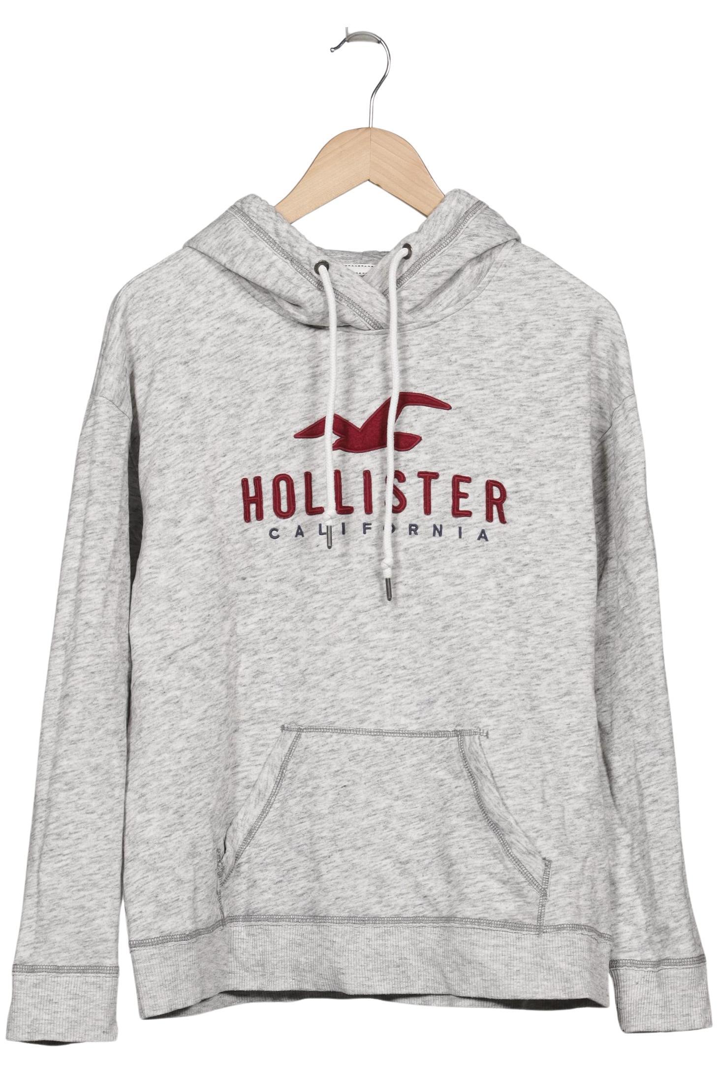 

Hollister Damen Kapuzenpullover, grau, Gr. 42