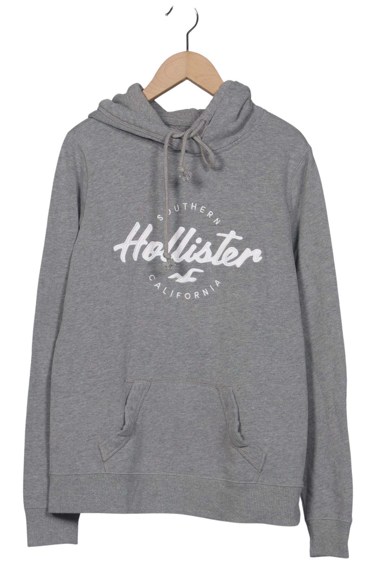 

Hollister Damen Kapuzenpullover, grau, Gr. 36