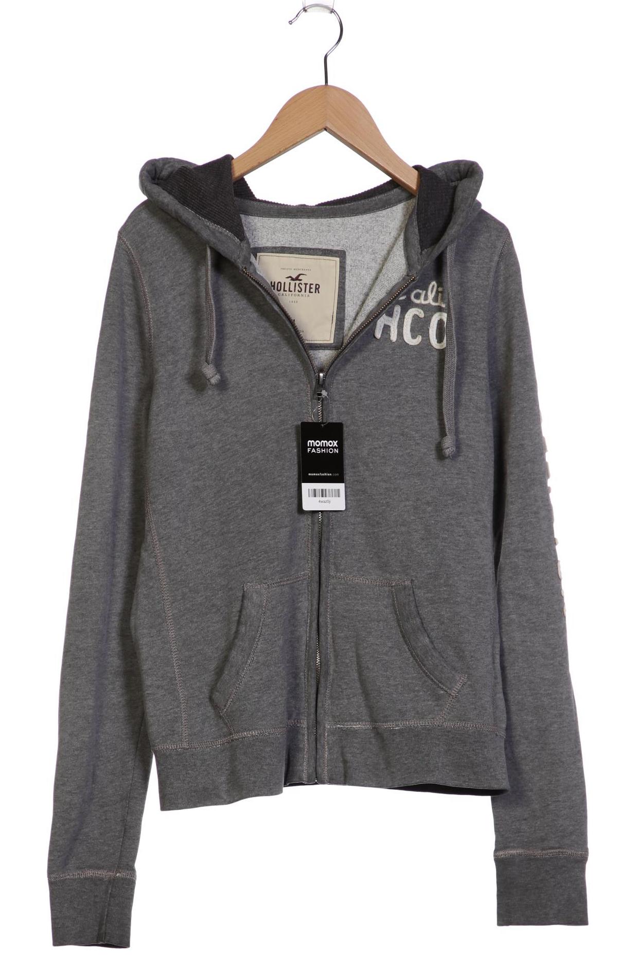 

Hollister Damen Kapuzenpullover, grau, Gr. 38
