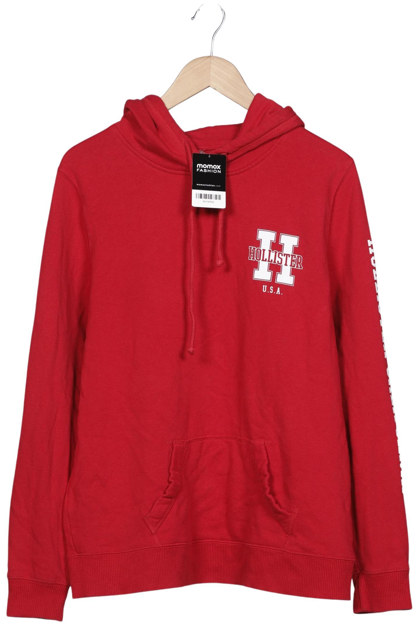 

Hollister Damen Kapuzenpullover, rot, Gr. 44