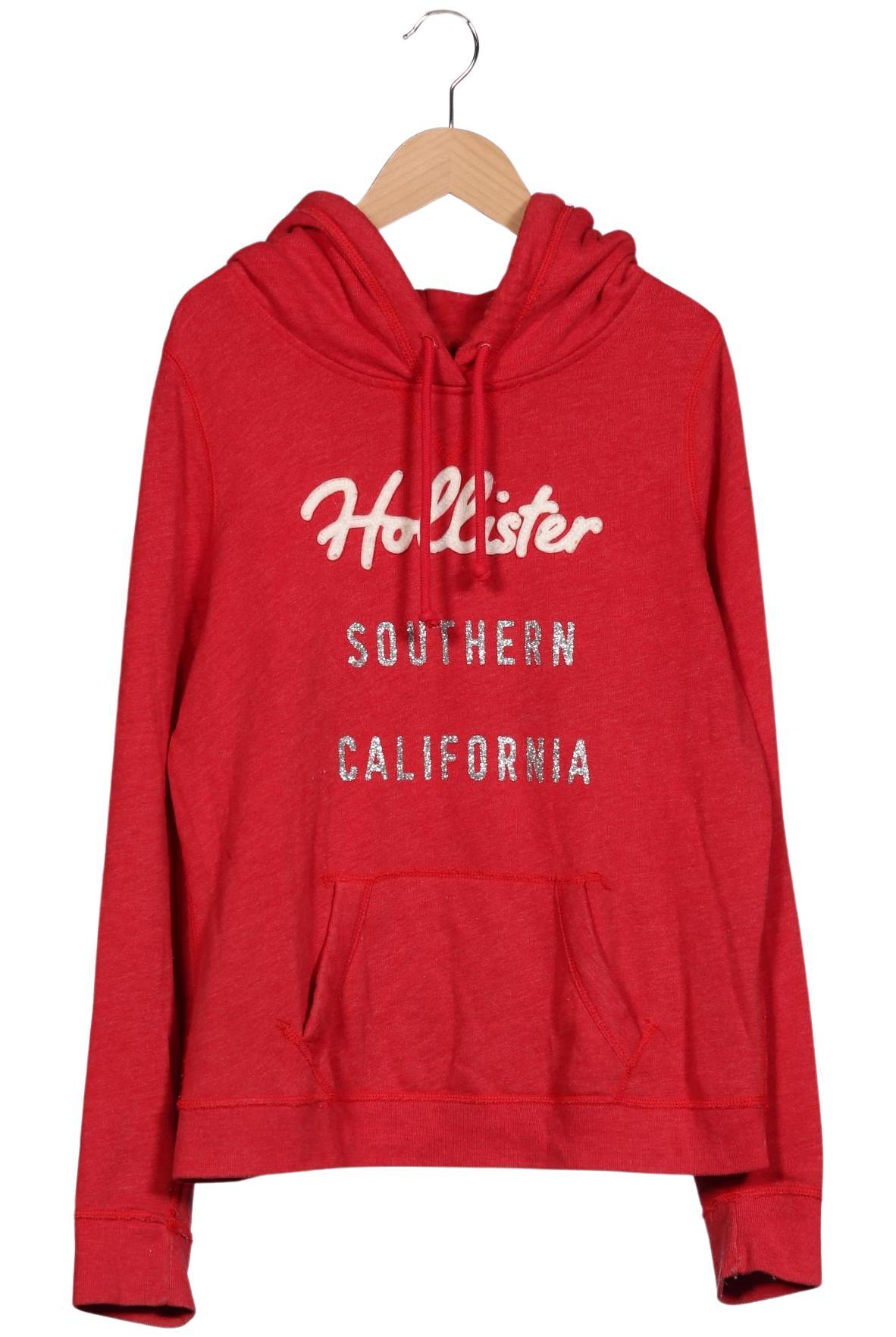 

Hollister Damen Kapuzenpullover, rot, Gr. 42