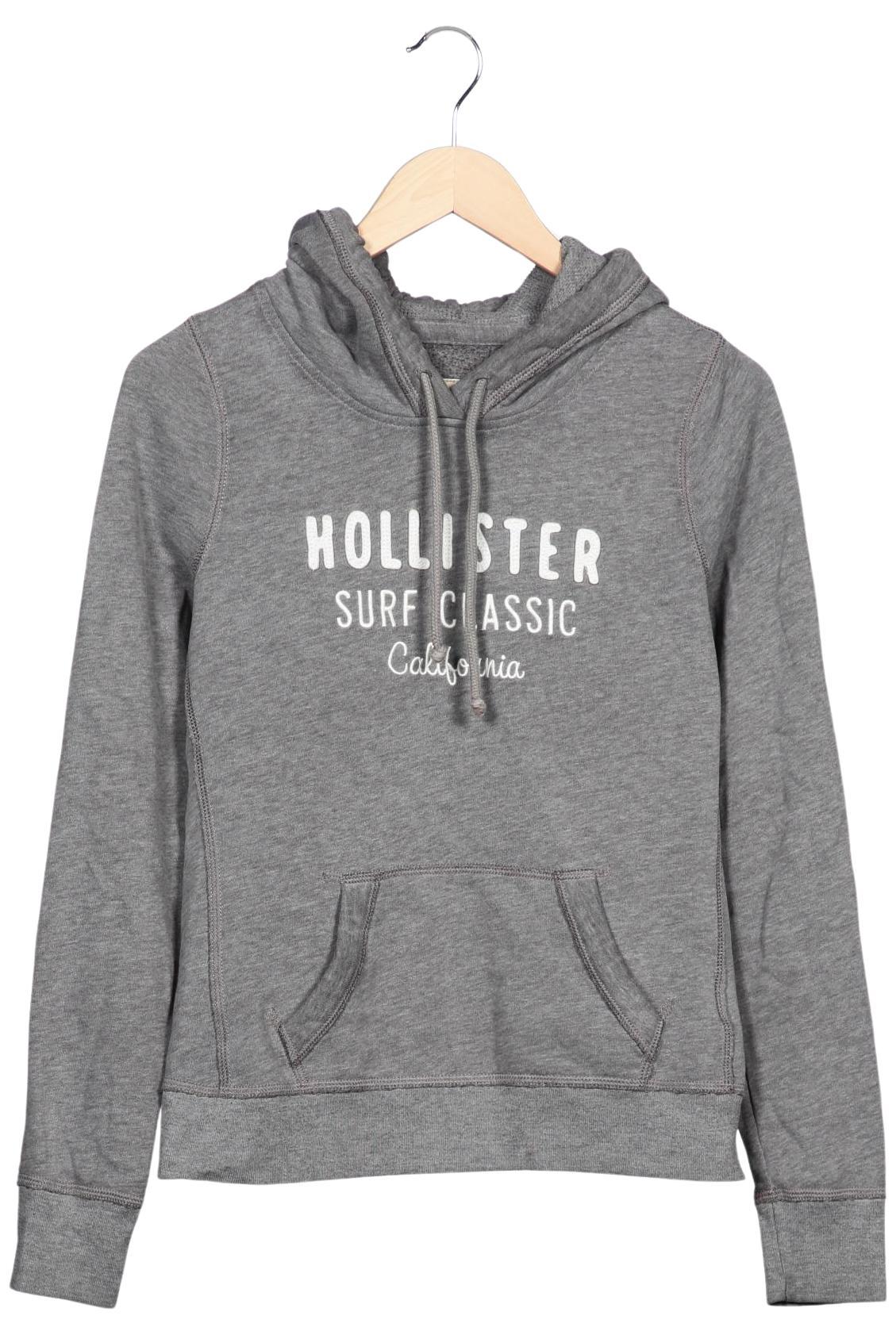 

Hollister Damen Kapuzenpullover, grau, Gr. 38