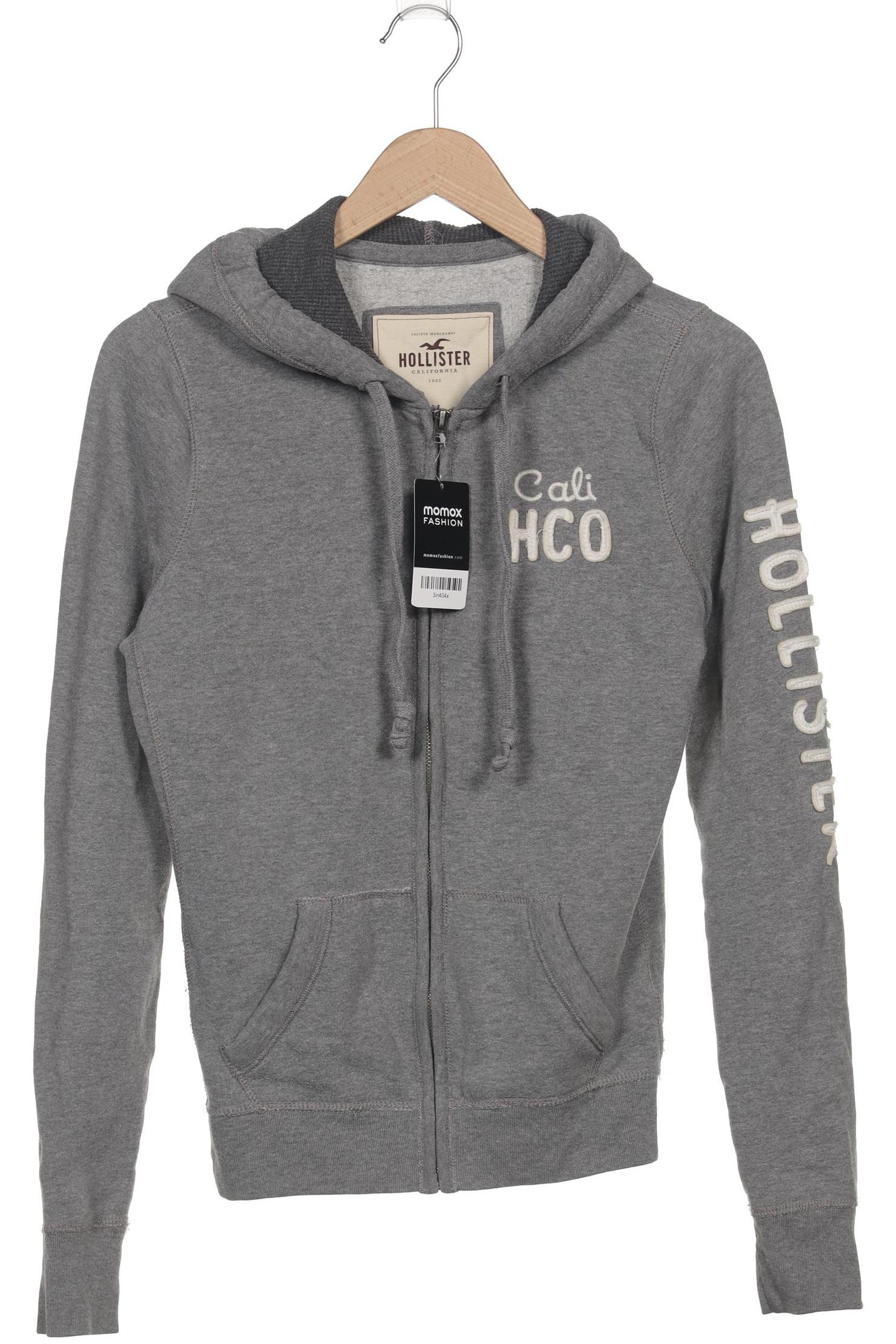 

Hollister Damen Kapuzenpullover, grau, Gr. 38