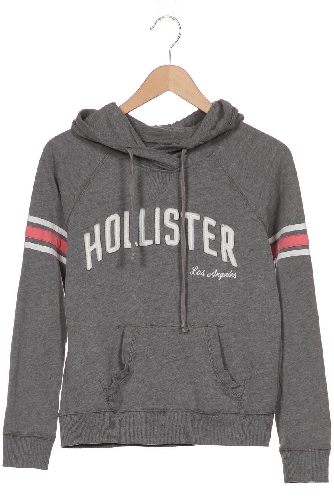 

Hollister Damen Kapuzenpullover, grau, Gr. 36