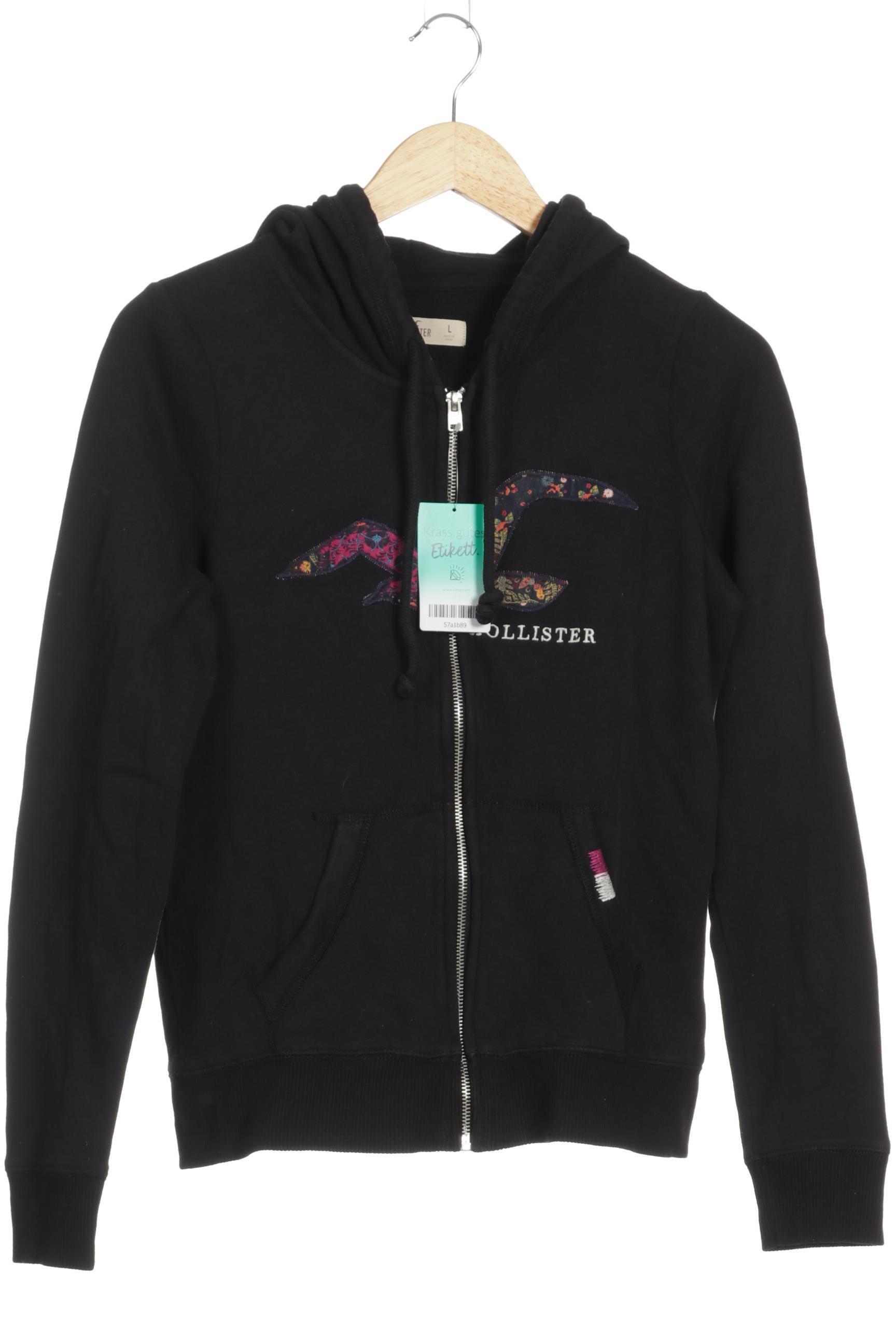 

Hollister Damen Kapuzenpullover, schwarz, Gr.