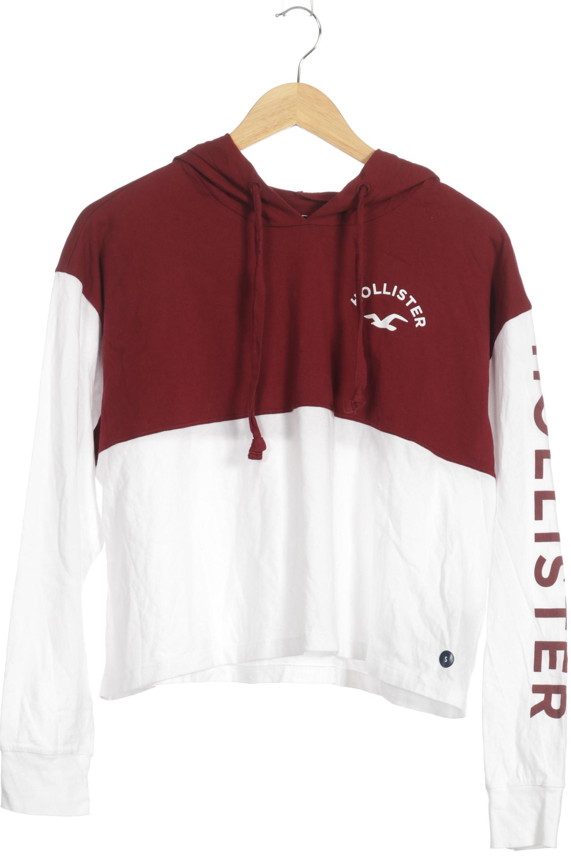 

Hollister Damen Kapuzenpullover, weiß, Gr.
