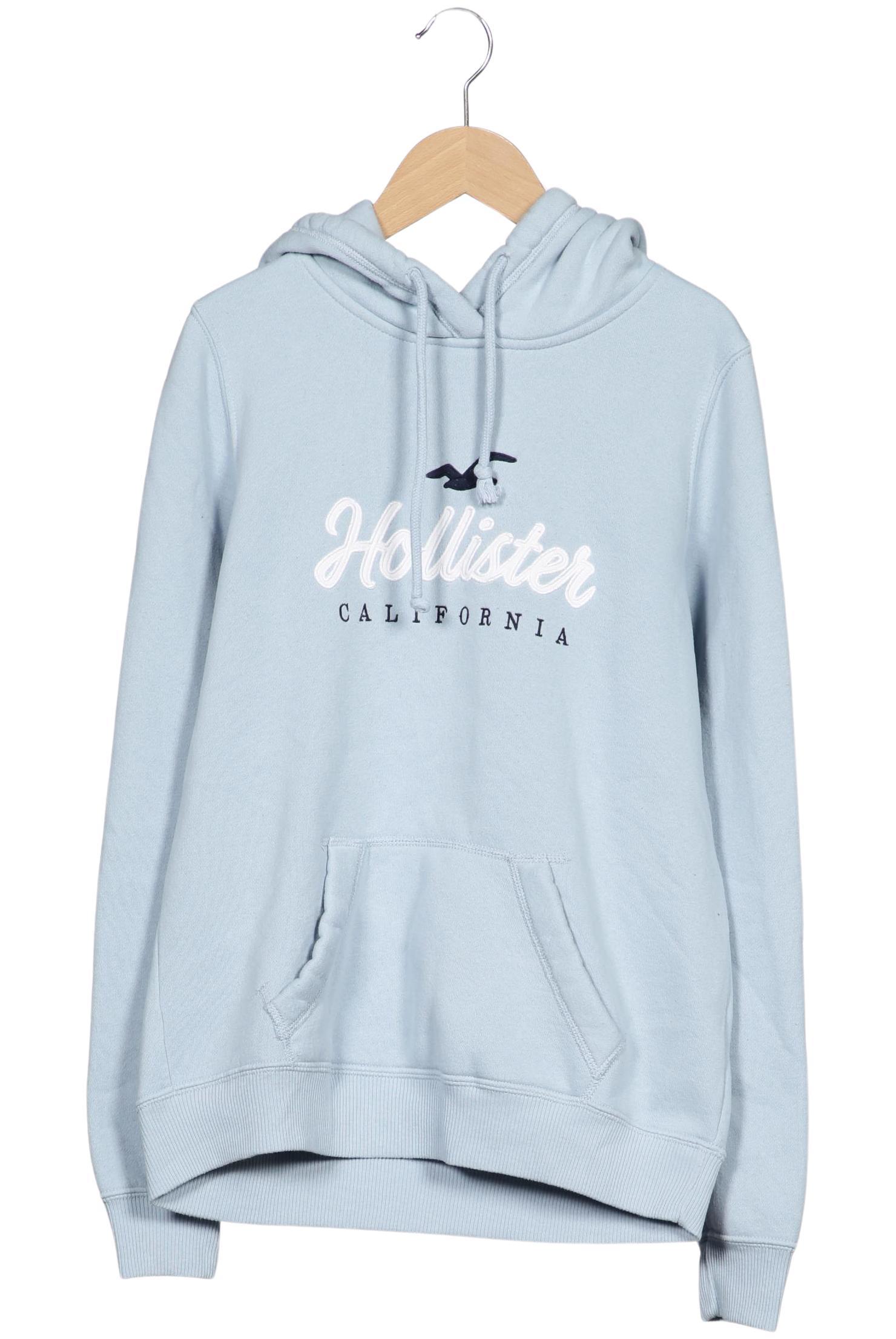 

Hollister Damen Kapuzenpullover, hellblau, Gr. 36