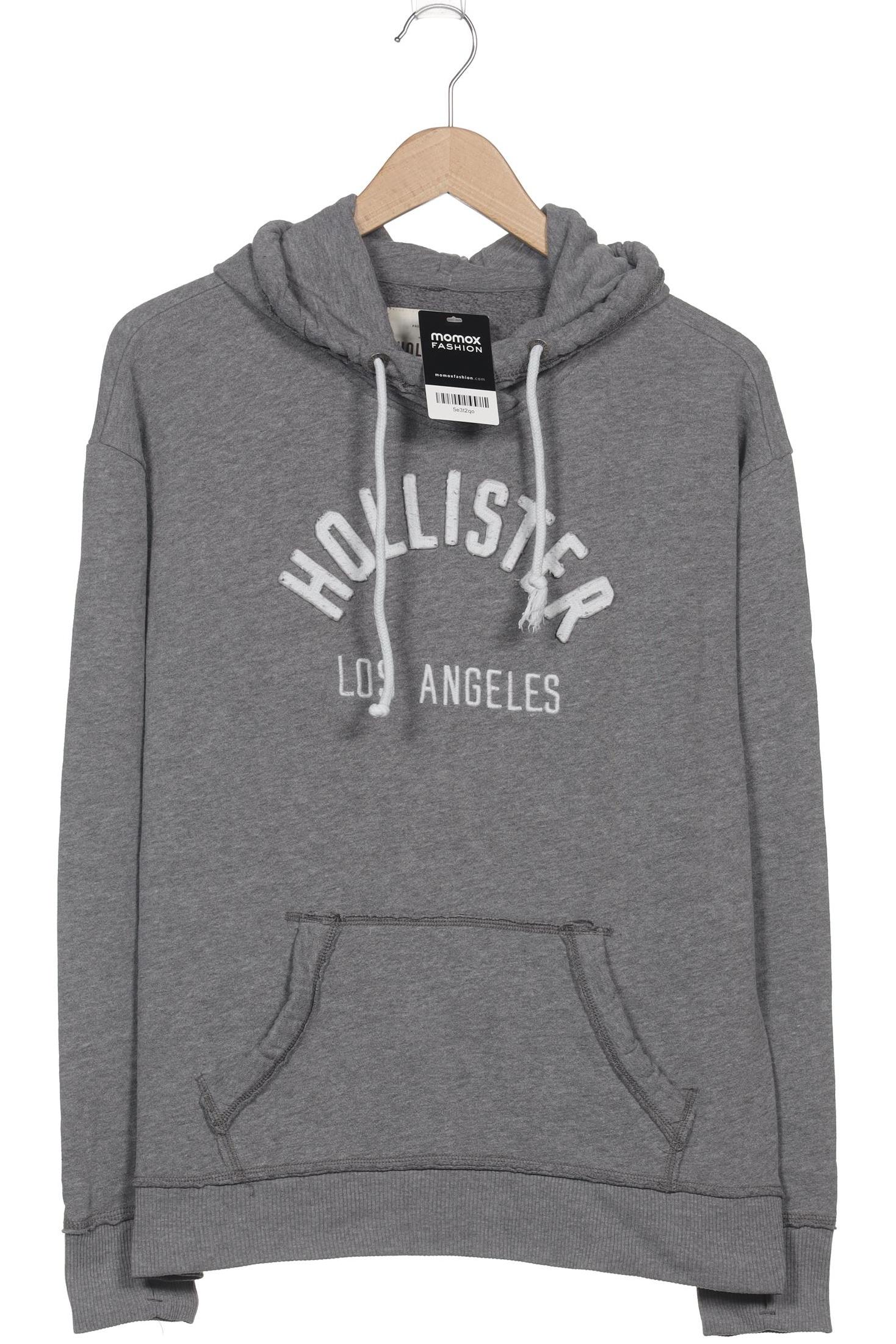 

Hollister Damen Kapuzenpullover, grau, Gr. 42