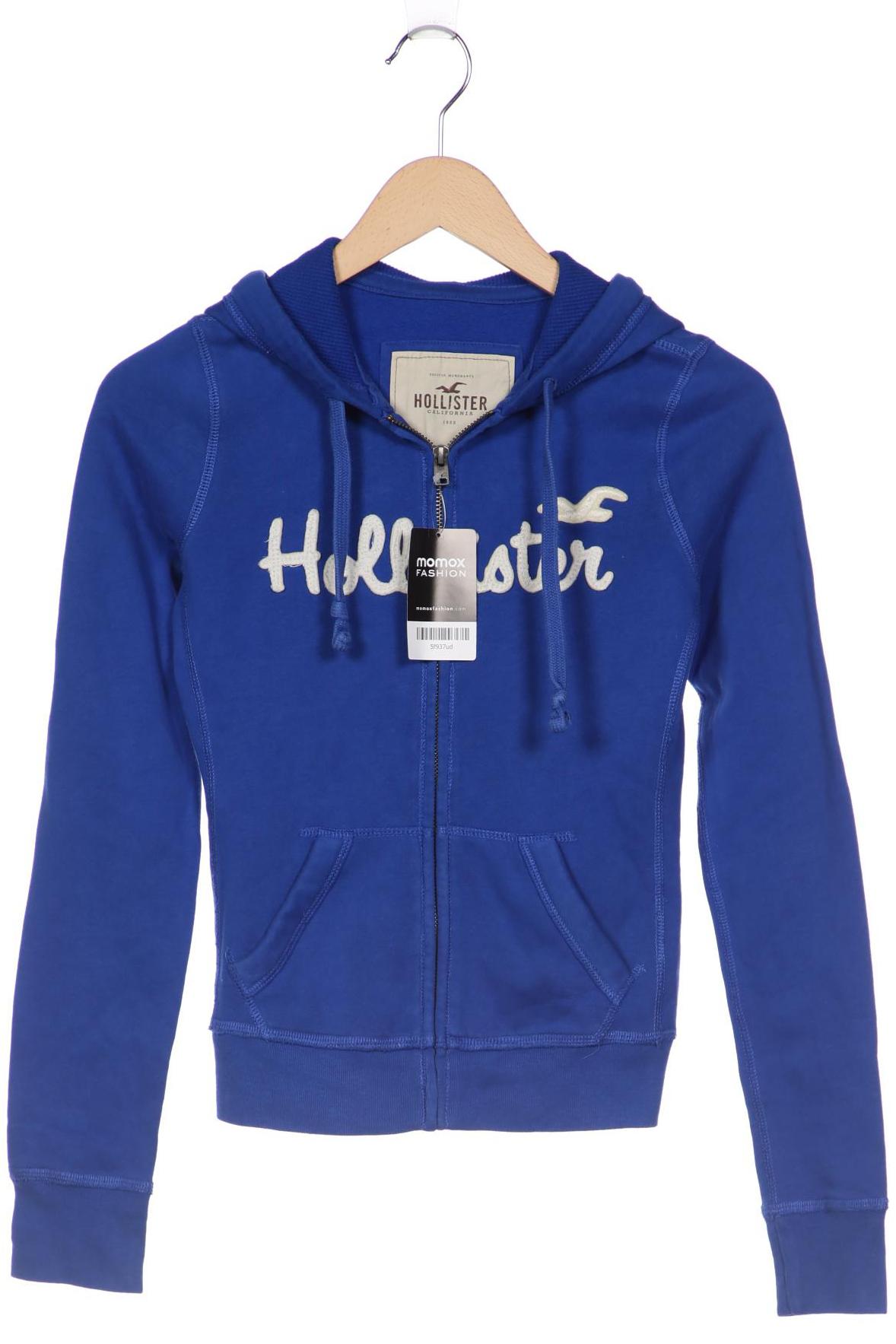 

Hollister Damen Kapuzenpullover, blau, Gr. 34