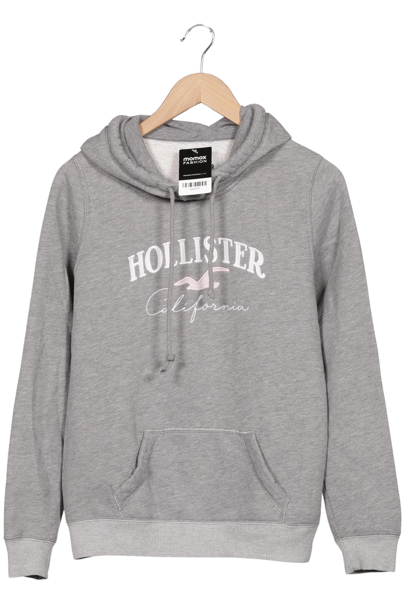

Hollister Damen Kapuzenpullover, grau, Gr. 38