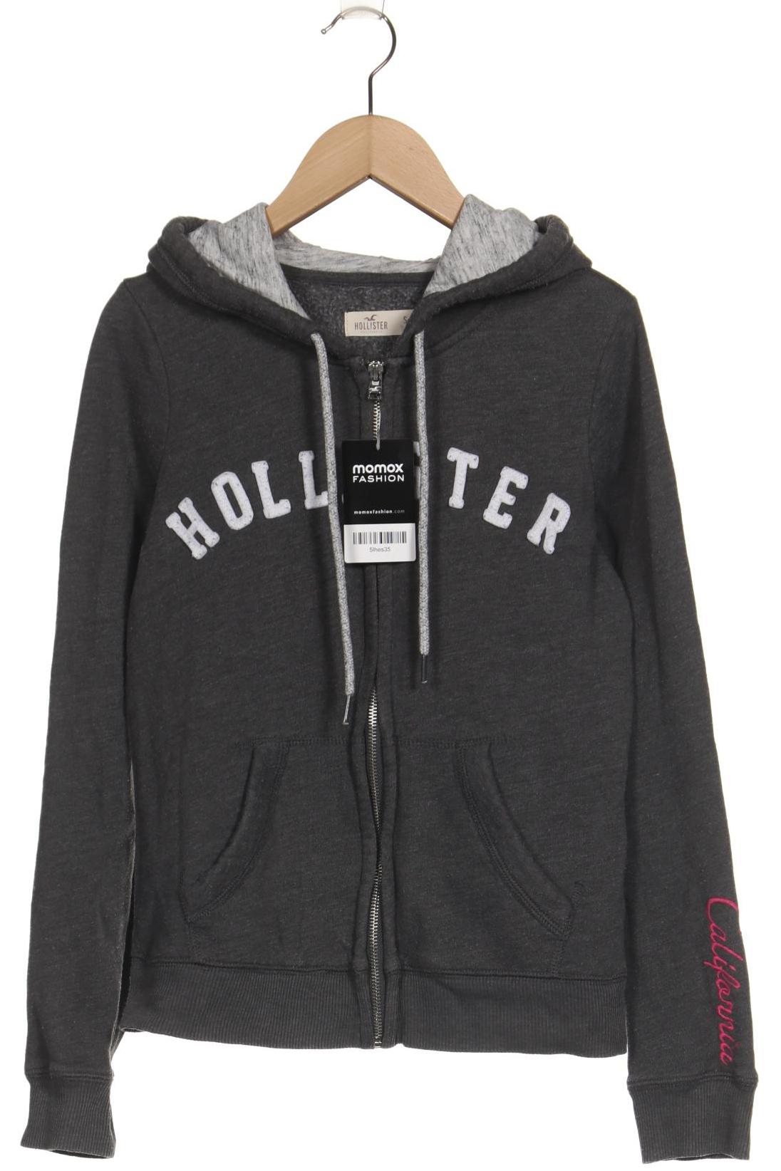 

Hollister Damen Kapuzenpullover, grau, Gr. 36