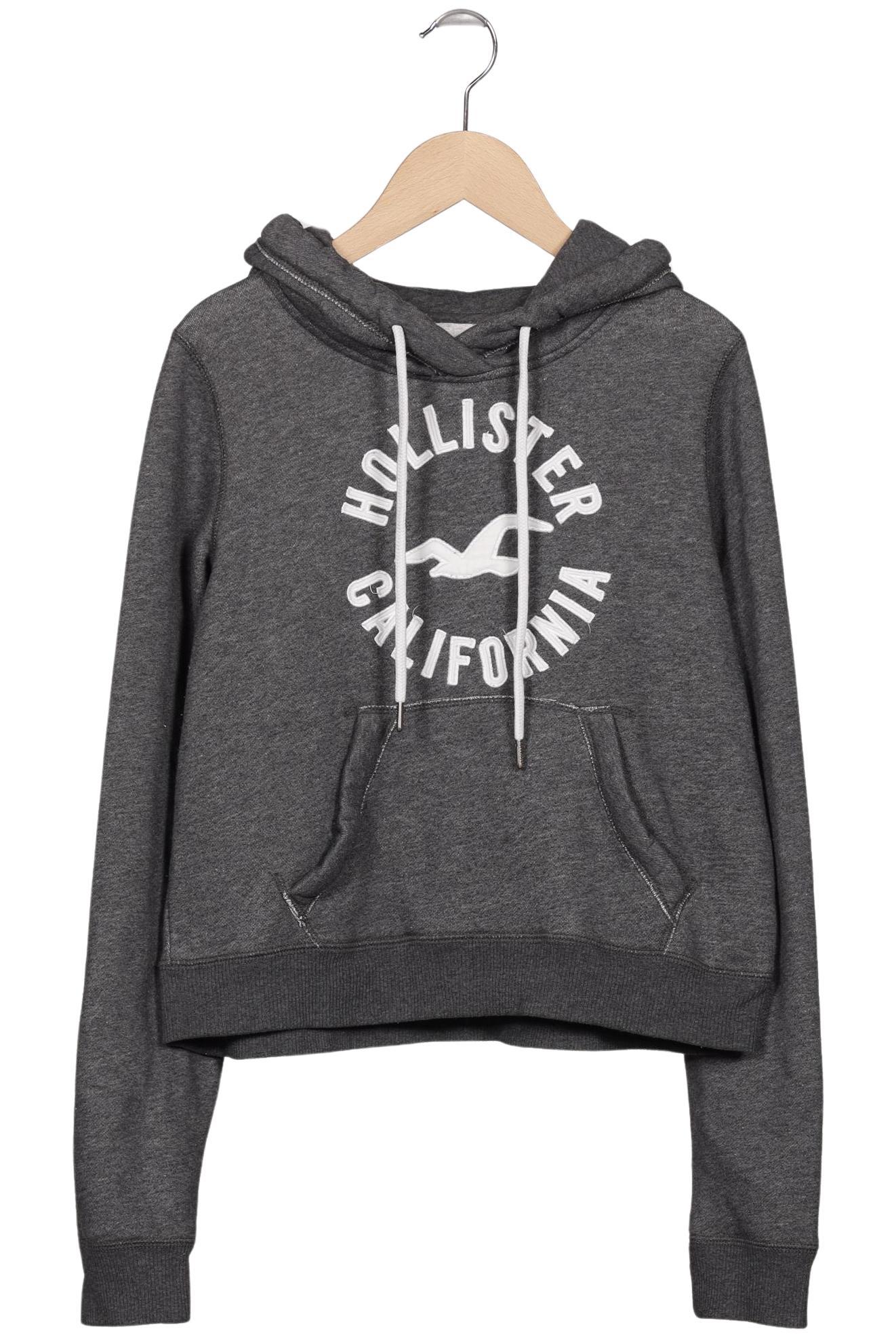 

Hollister Damen Kapuzenpullover, grau, Gr. 36