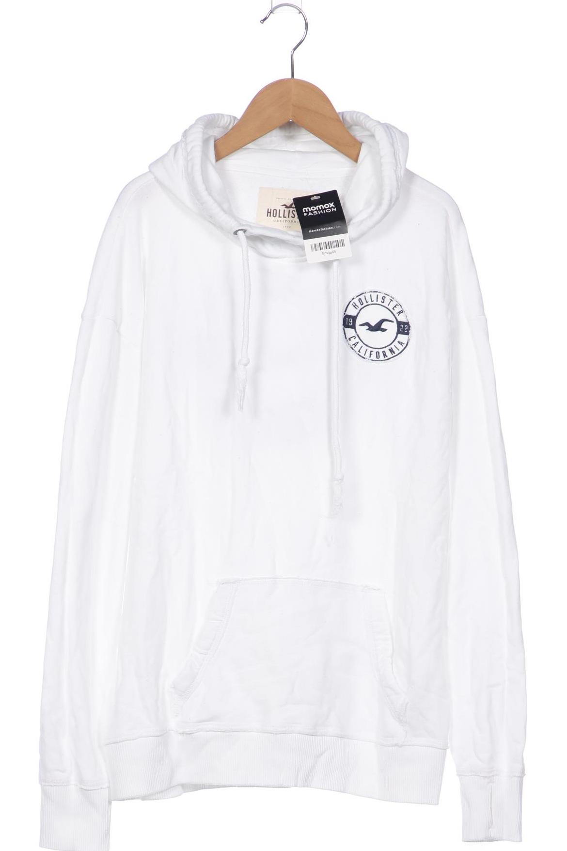 

Hollister Damen Kapuzenpullover, weiß, Gr. 44