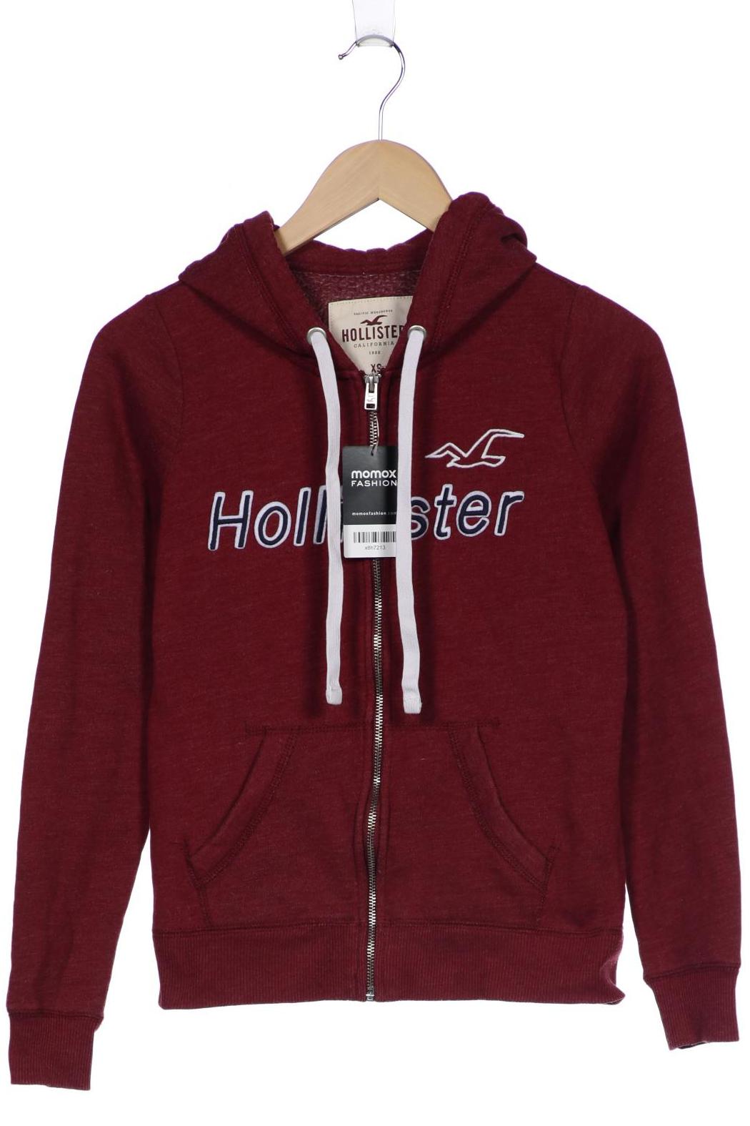 

Hollister Damen Kapuzenpullover, bordeaux, Gr. 34