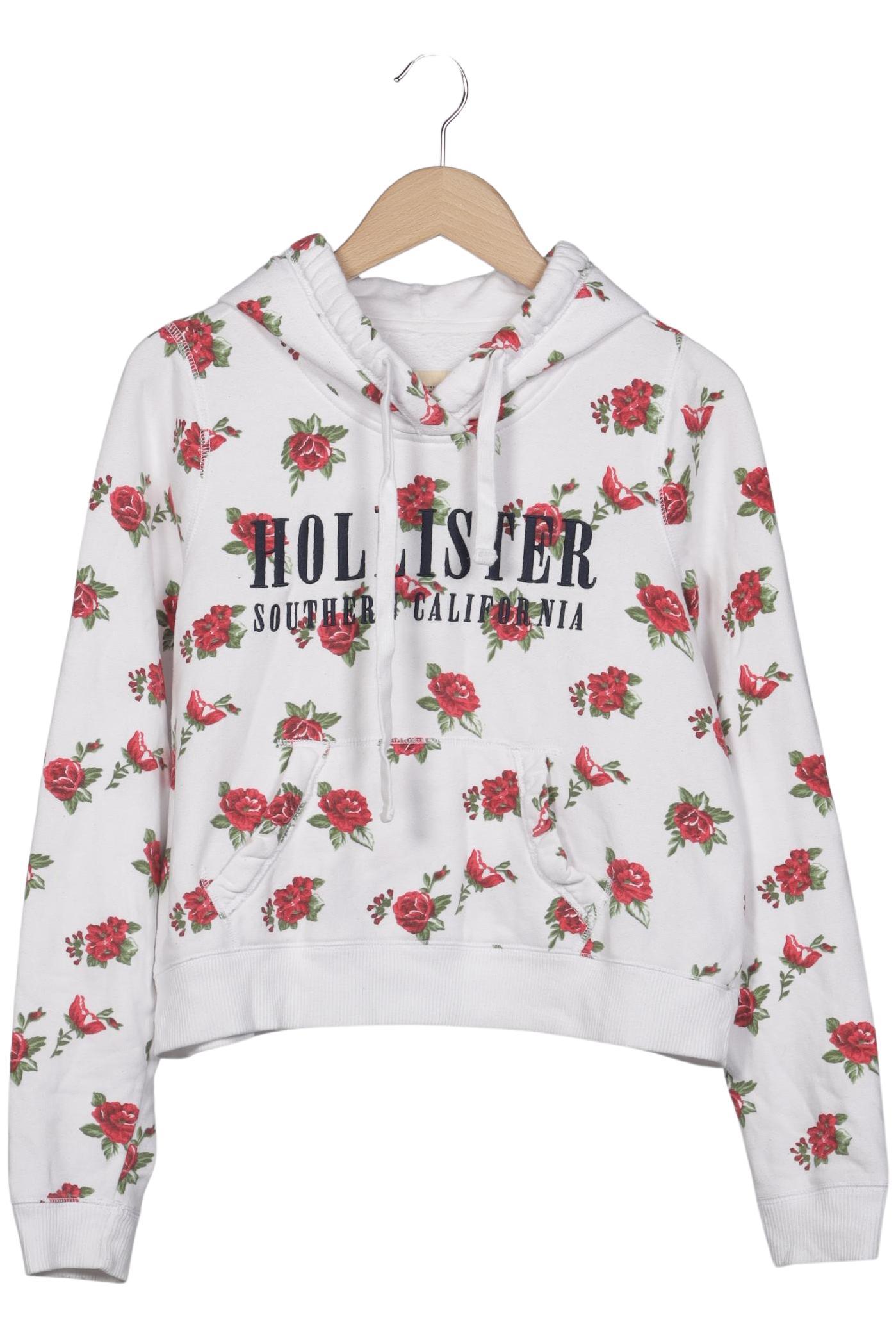 

Hollister Damen Kapuzenpullover, weiß, Gr. 38