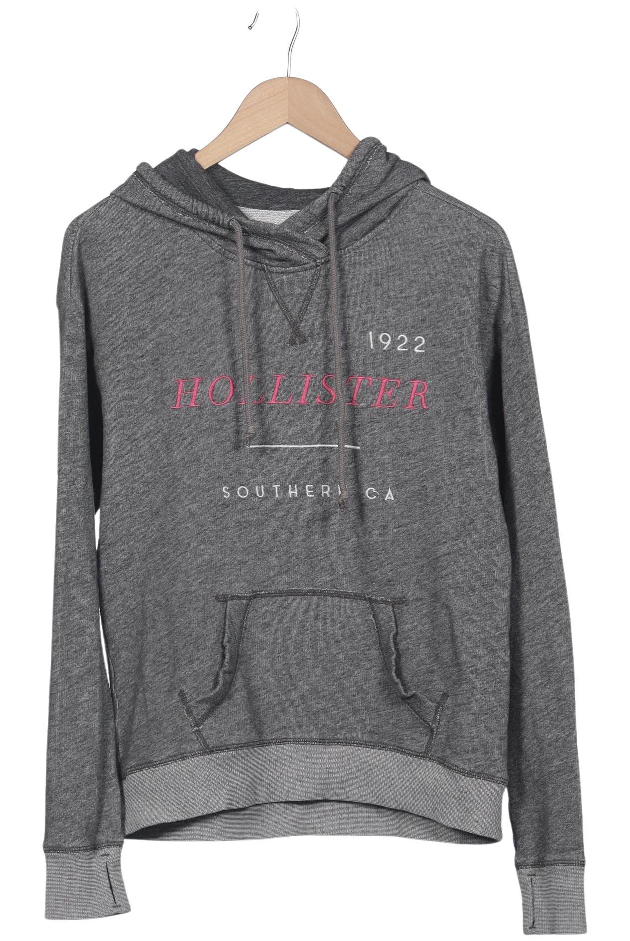 

Hollister Damen Kapuzenpullover, grau, Gr. 38