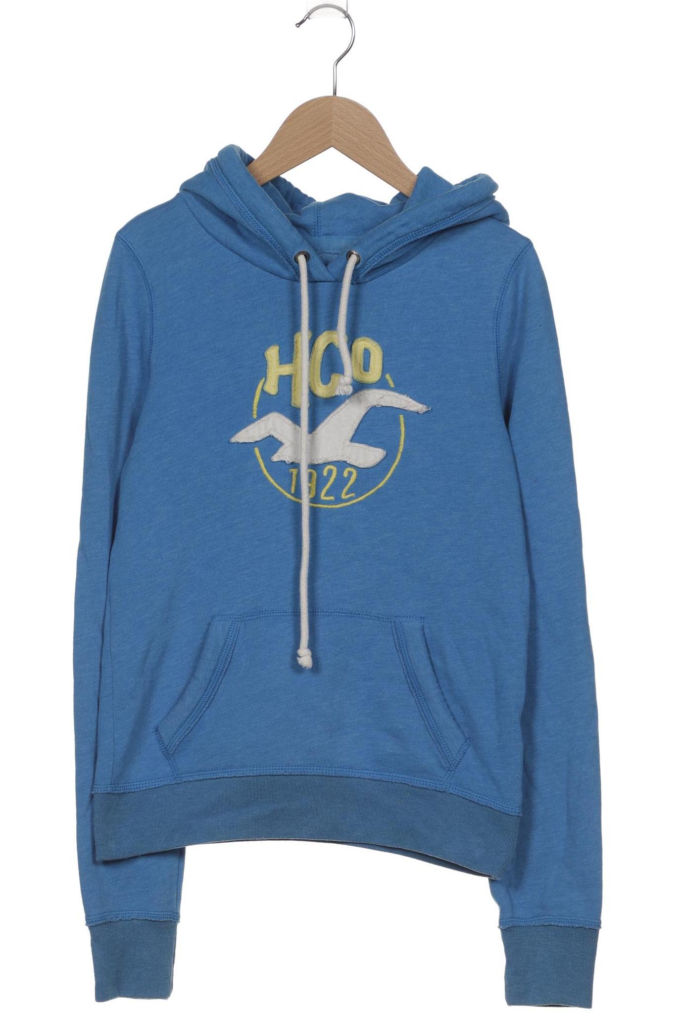 

Hollister Damen Kapuzenpullover, blau, Gr. 36