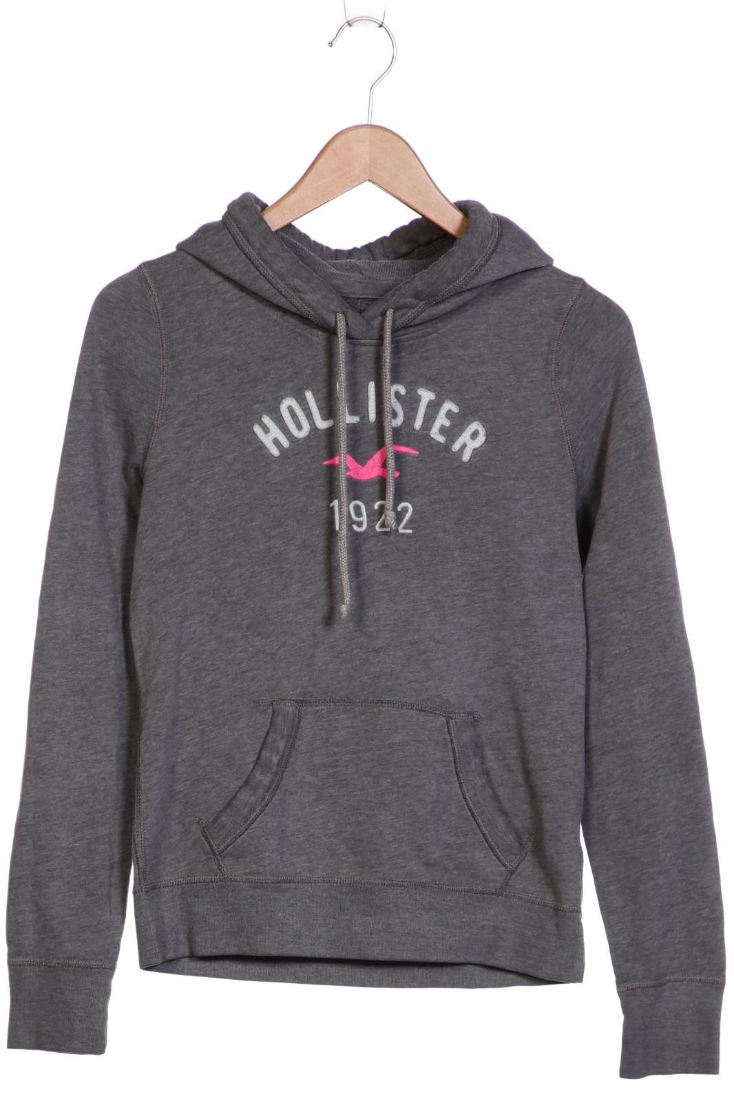 

Hollister Damen Kapuzenpullover, grau, Gr. 42
