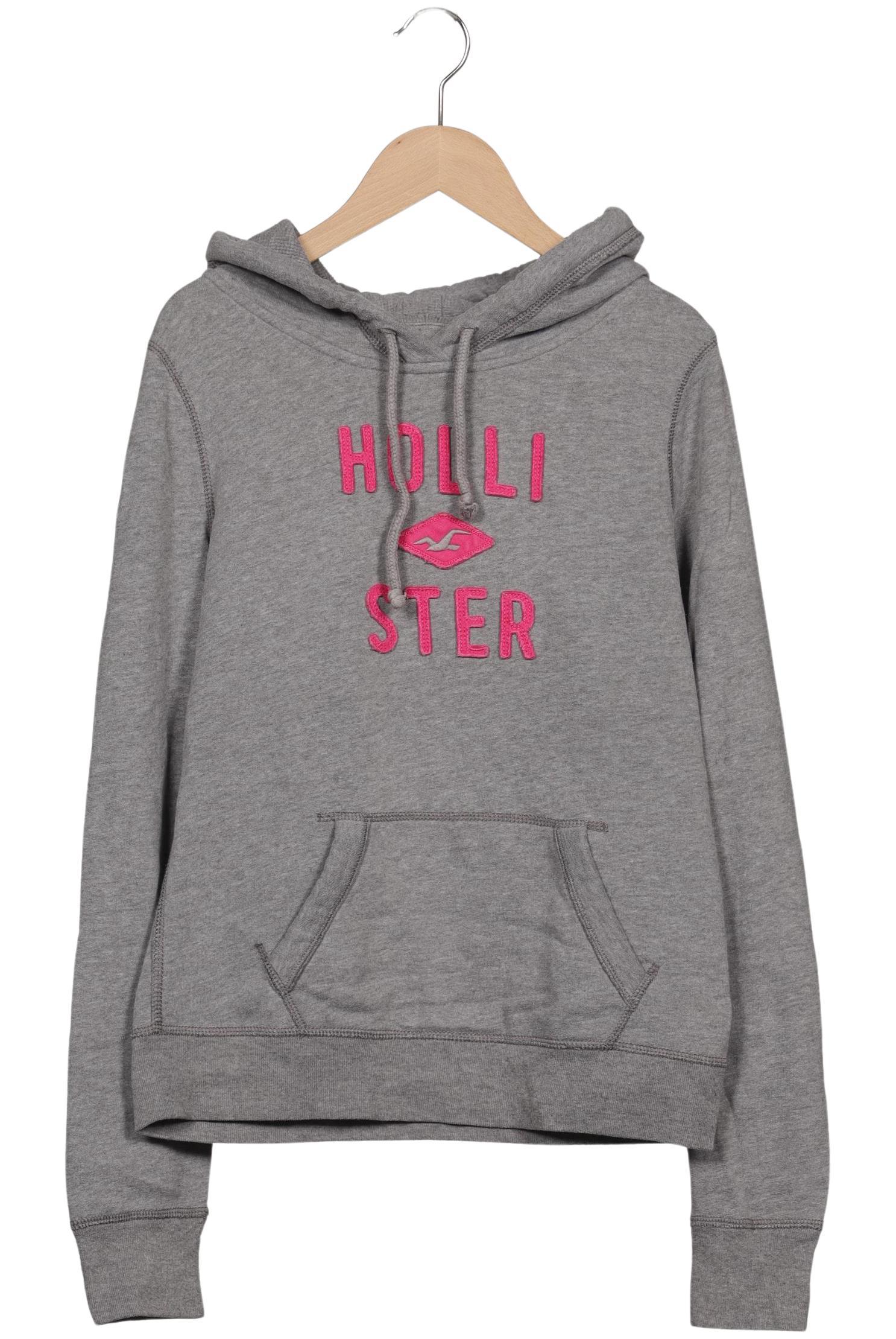 

Hollister Damen Kapuzenpullover, grau, Gr. 38
