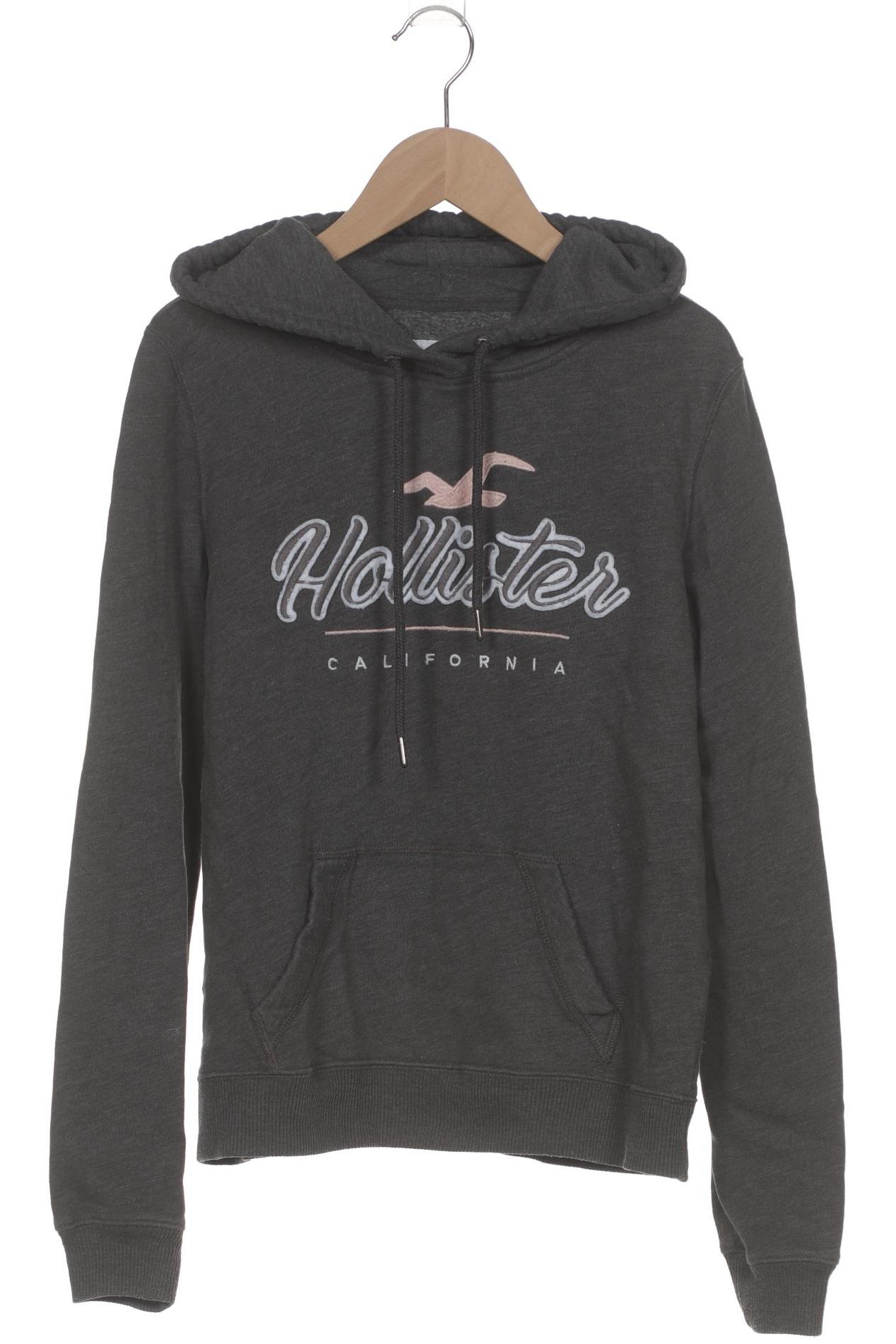 

Hollister Damen Kapuzenpullover, grau, Gr. 36