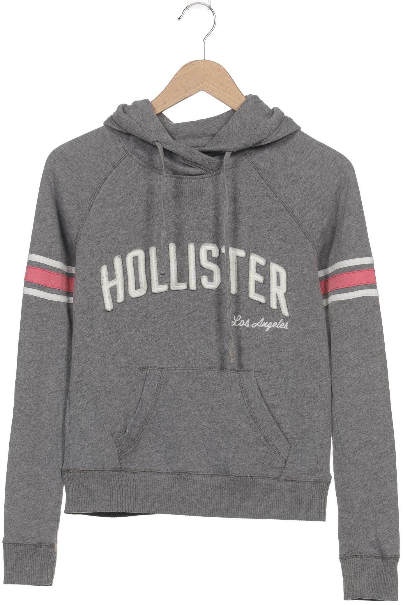 

Hollister Damen Kapuzenpullover, grau, Gr. 34