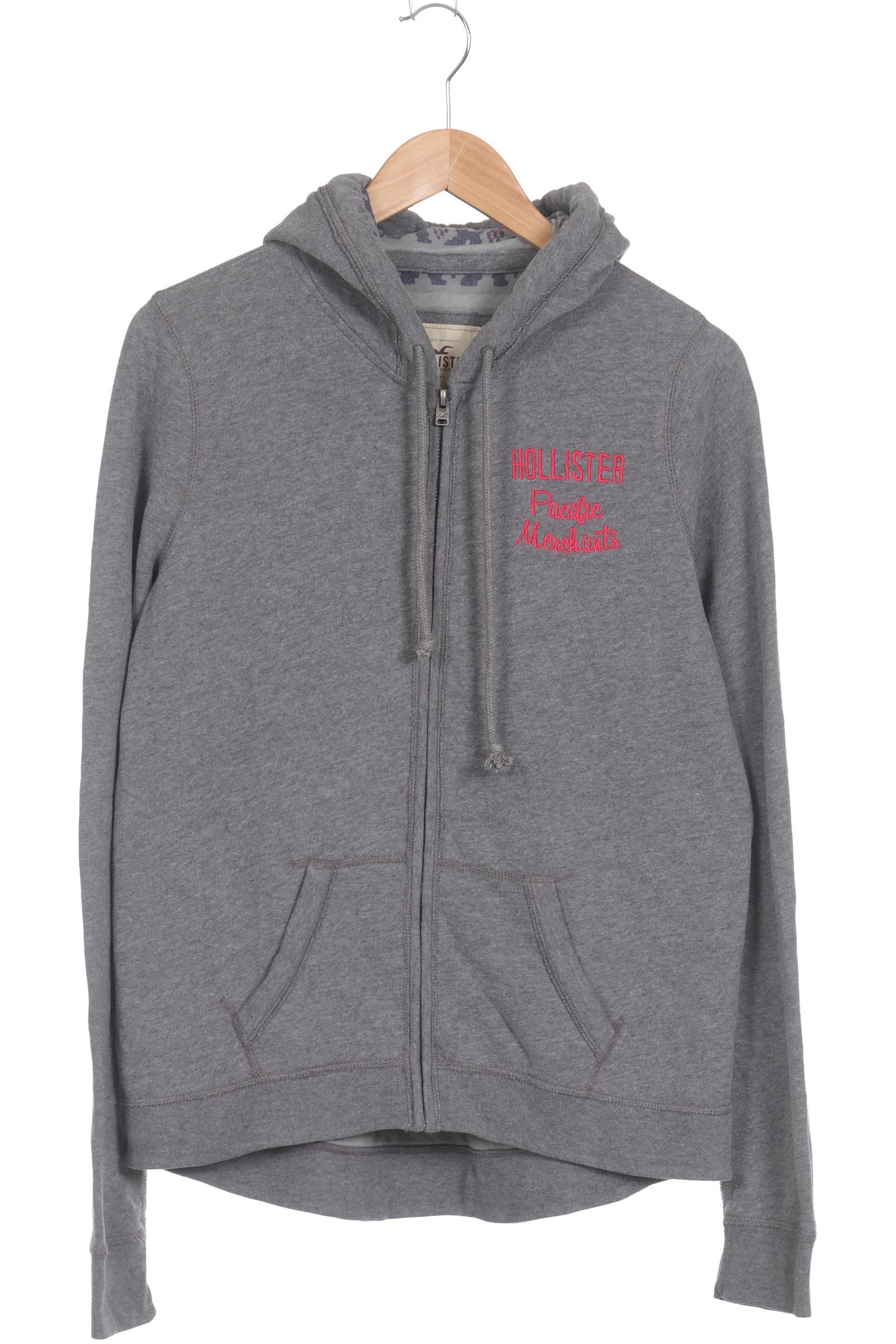 

Hollister Damen Kapuzenpullover, grau, Gr.