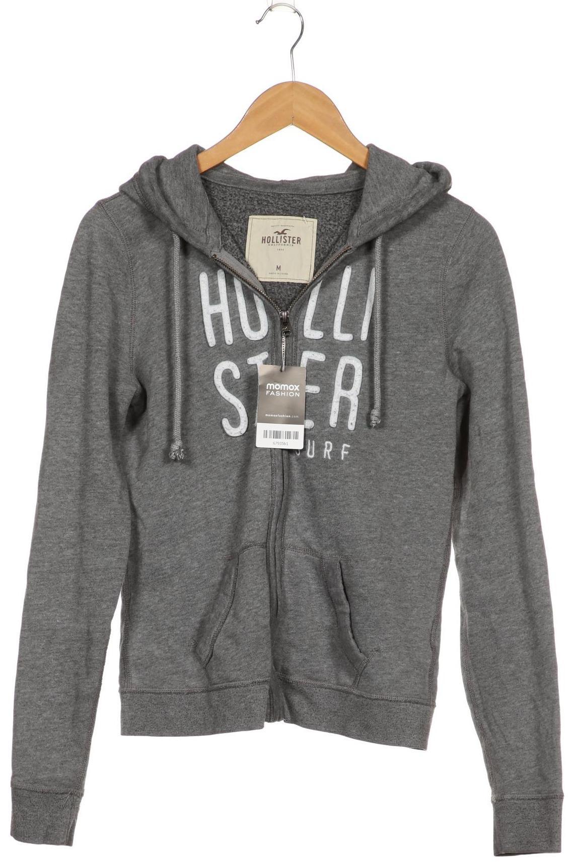 

Hollister Damen Kapuzenpullover, grau, Gr. 38