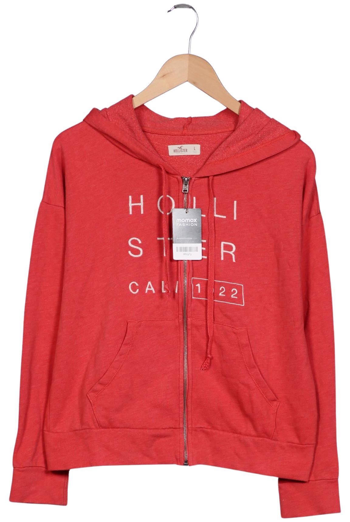 

Hollister Damen Kapuzenpullover, rot, Gr. 42