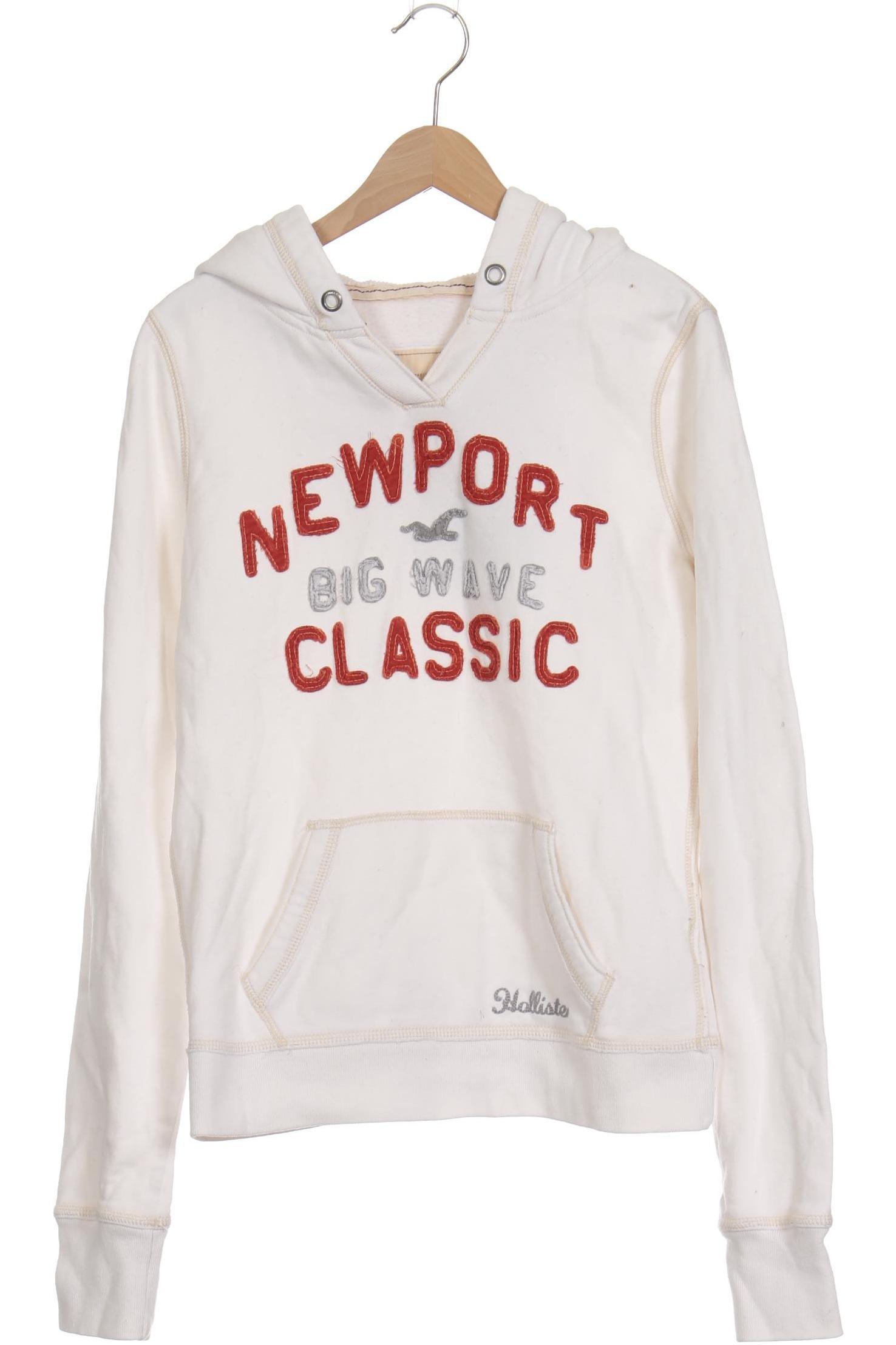 

Hollister Damen Kapuzenpullover, weiß, Gr.