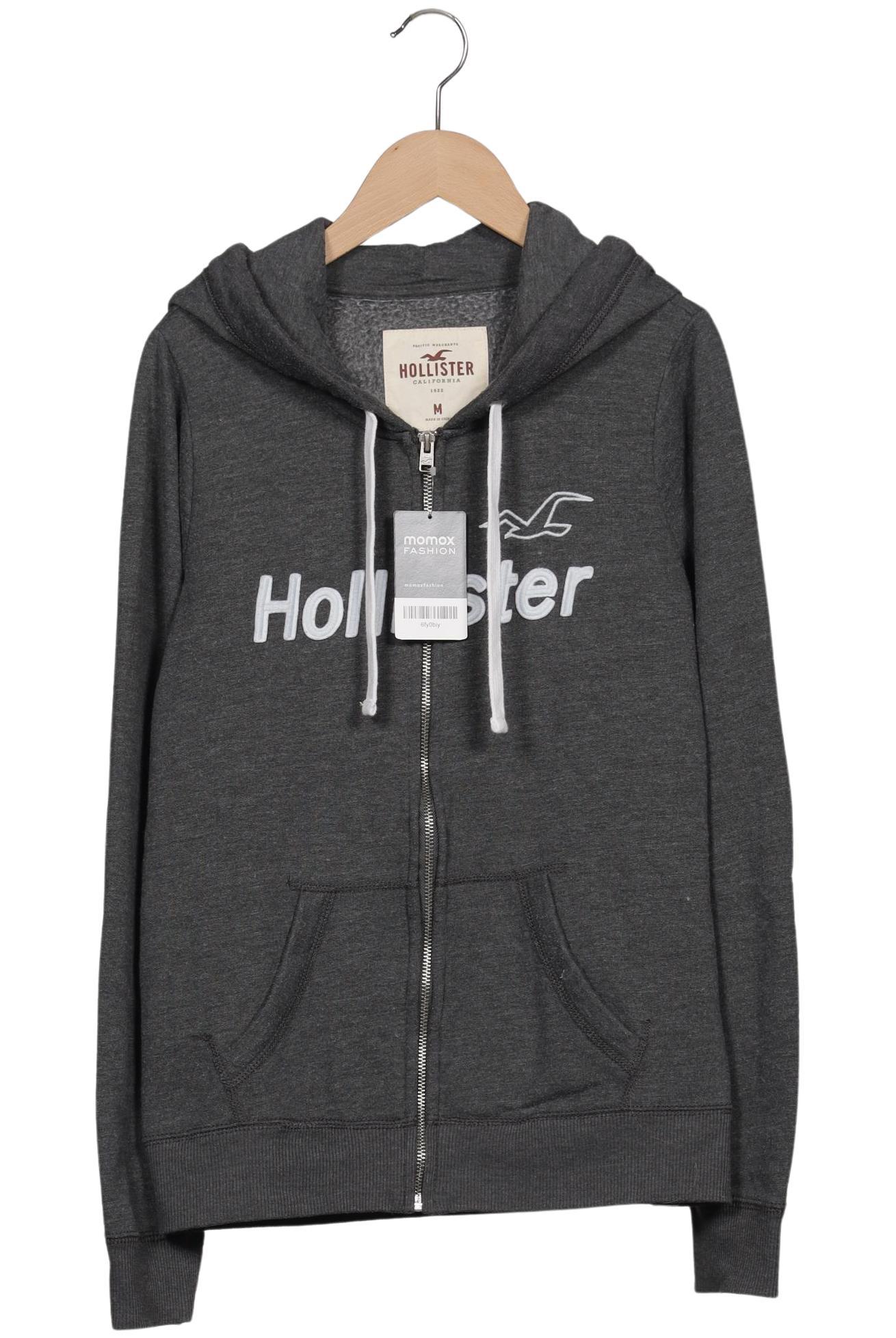 

Hollister Damen Kapuzenpullover, grau, Gr. 38