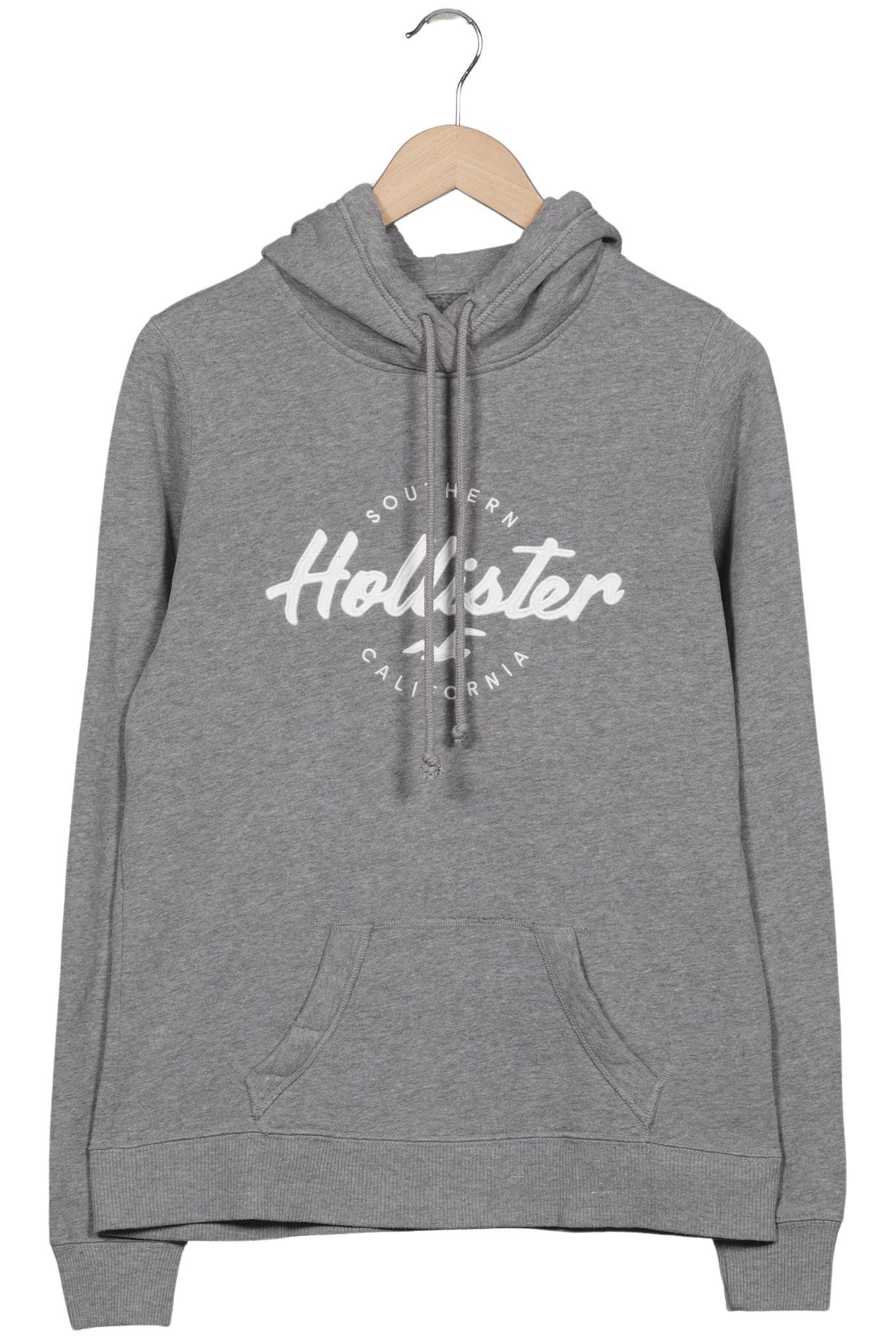 

Hollister Damen Kapuzenpullover, grau, Gr. 38