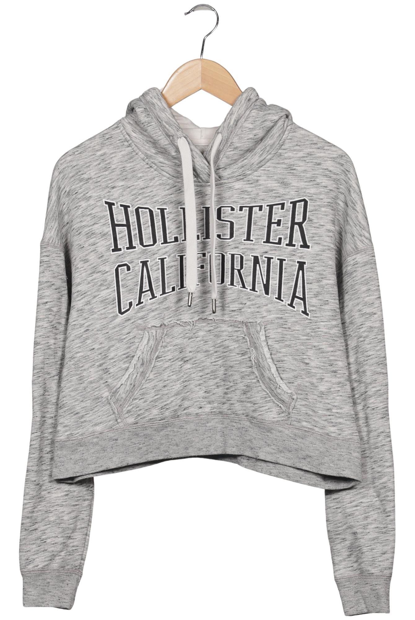 

Hollister Damen Kapuzenpullover, grau, Gr. 36