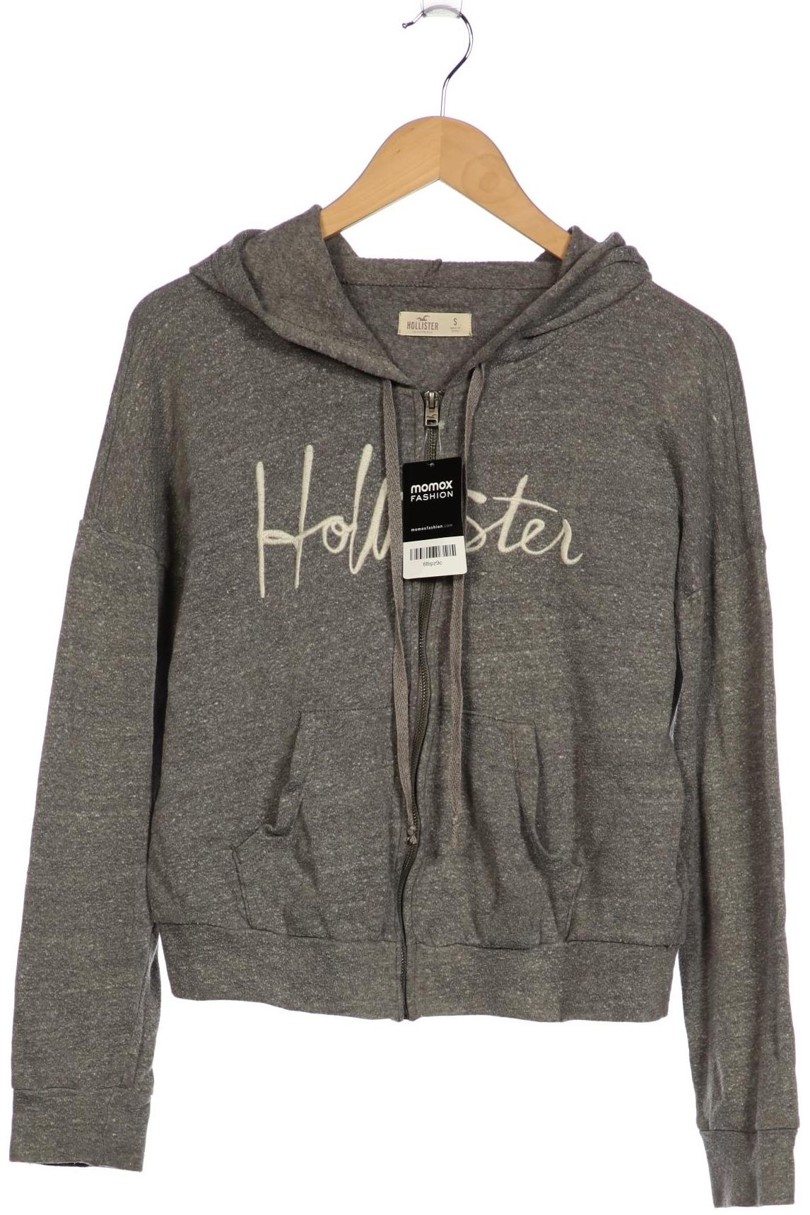 

Hollister Damen Kapuzenpullover, grau, Gr. 36