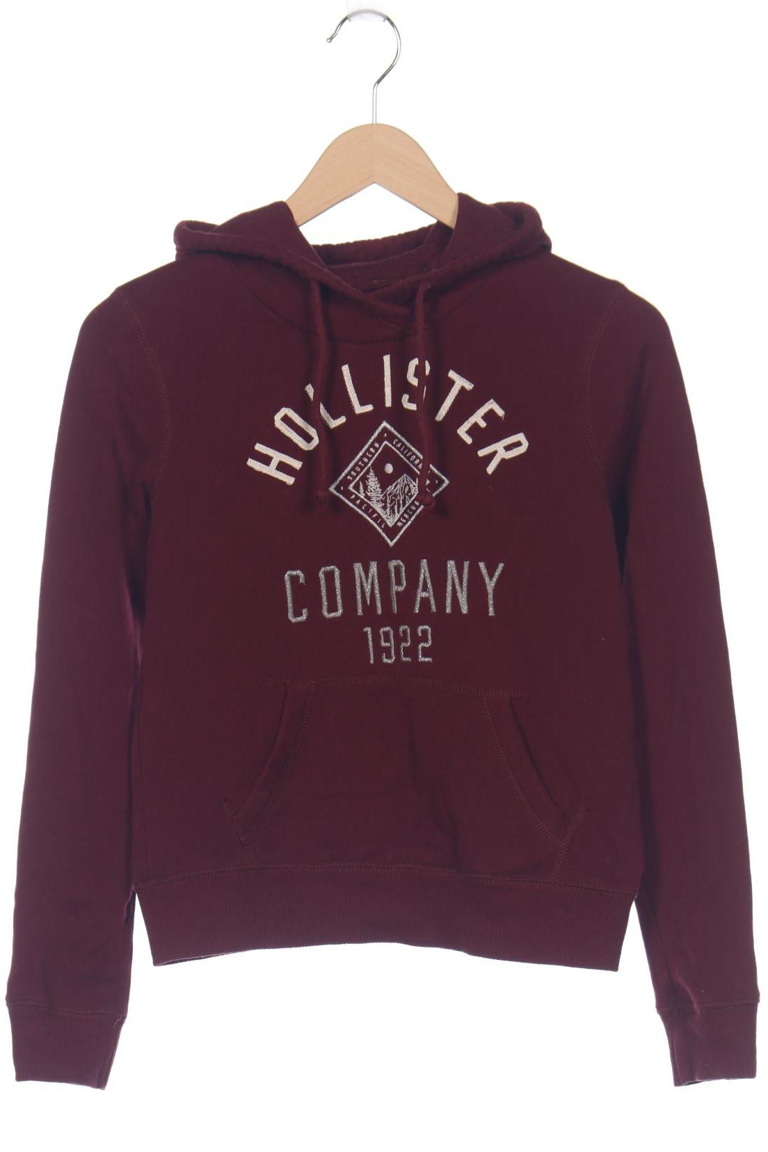 

Hollister Damen Kapuzenpullover, bordeaux, Gr. 34
