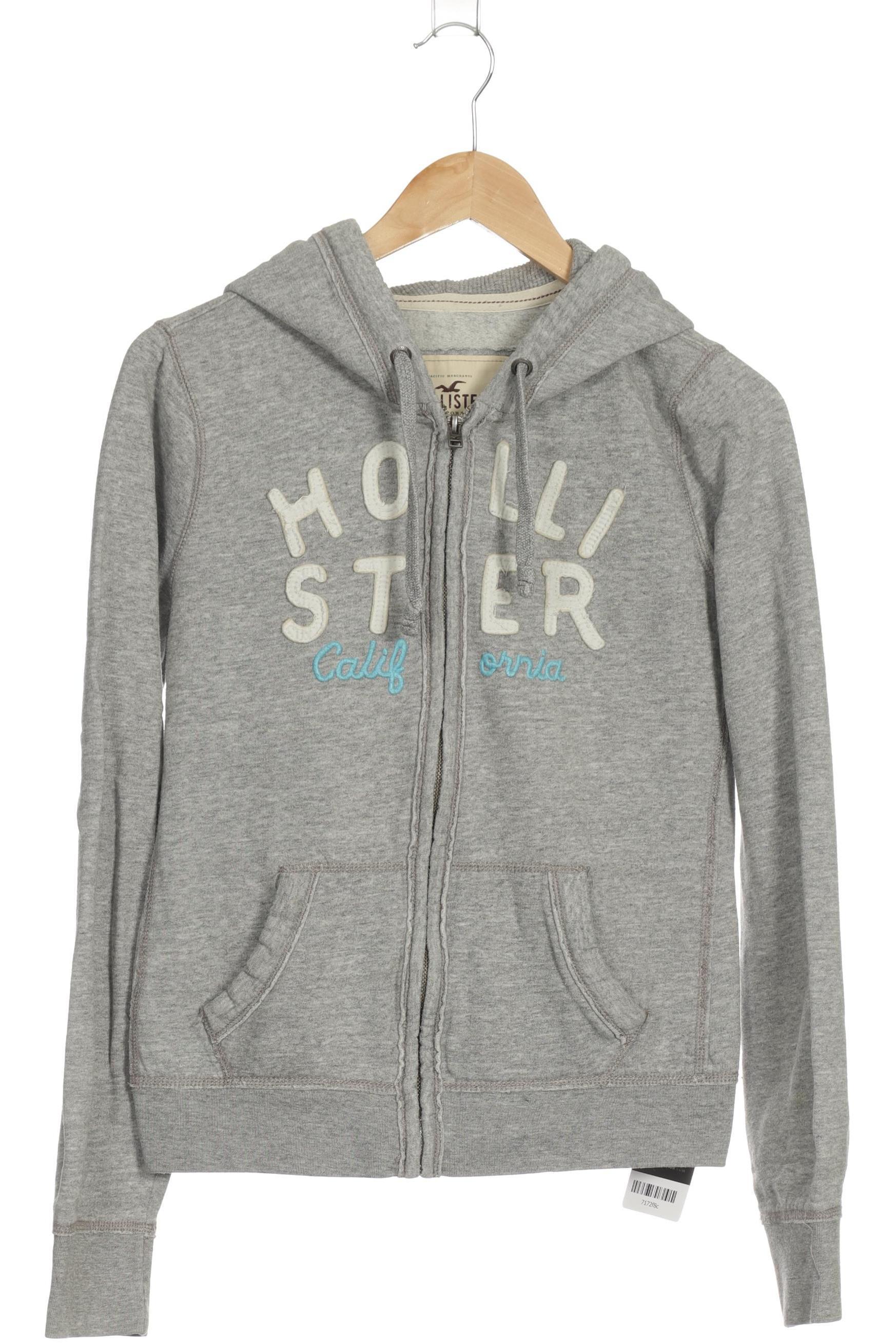 

Hollister Damen Kapuzenpullover, grau, Gr.