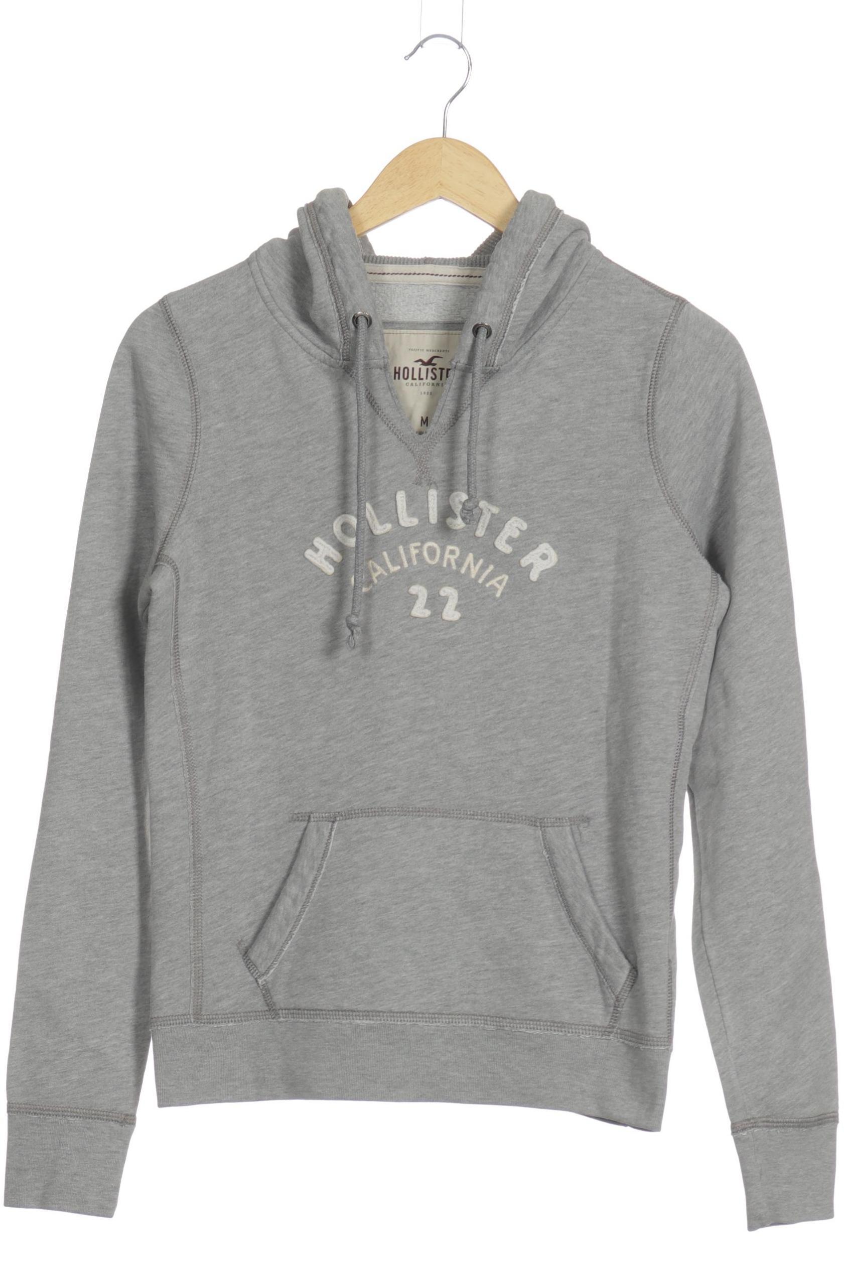 

Hollister Damen Kapuzenpullover, grau, Gr.
